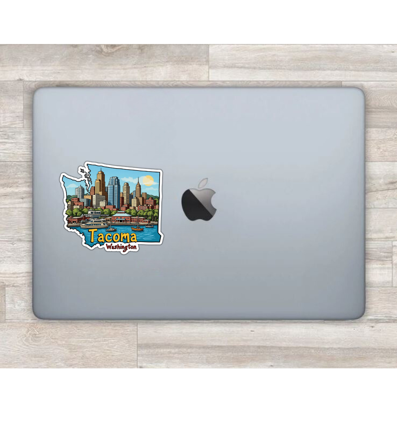 Tacoma Washington Fridge Magnet or Laptop Sticker