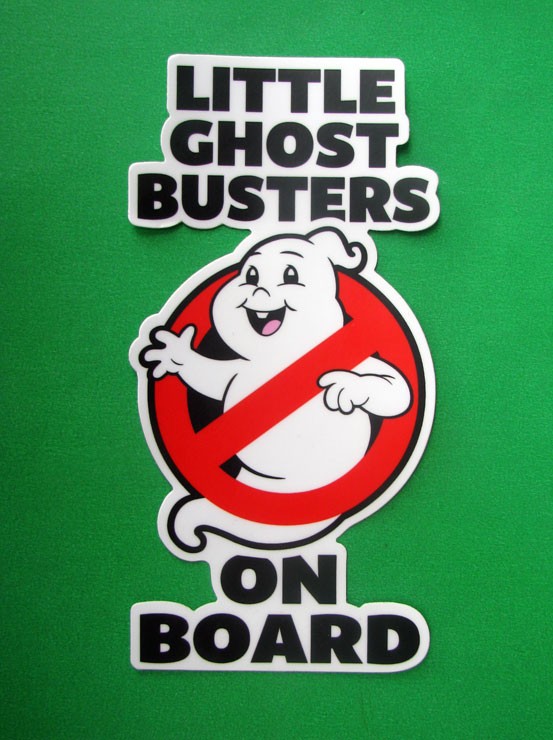 Little Ghostbusters On Board Decal Car Truck Vehicle Ghostbusters Decal 6.45"