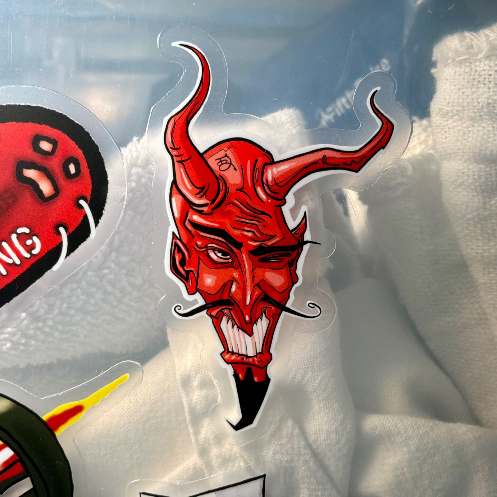 Devil Head Vinyl Sticker 3” Local Artist Satan Horror Demon Illustration Evil 66