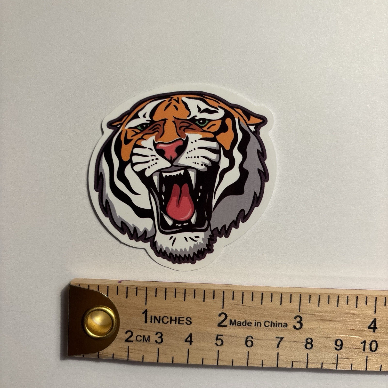 Vinyl Sticker Set Tiger Head Multicolor Animal Art Small B47