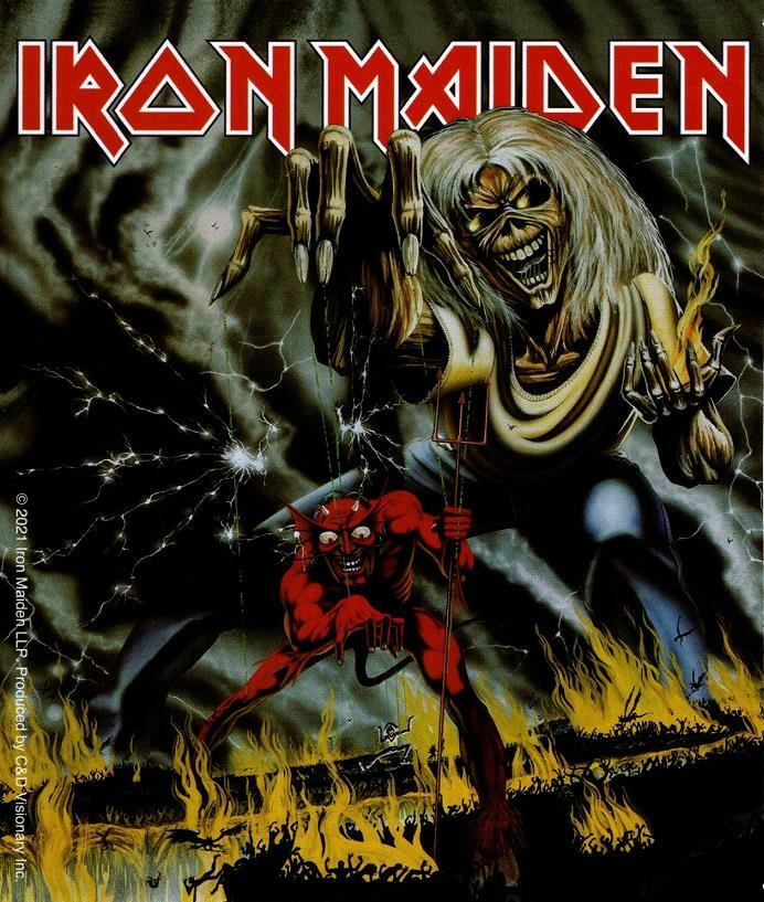 Iron Maiden The Number Of The Beast Sticker Decal Official Metal New