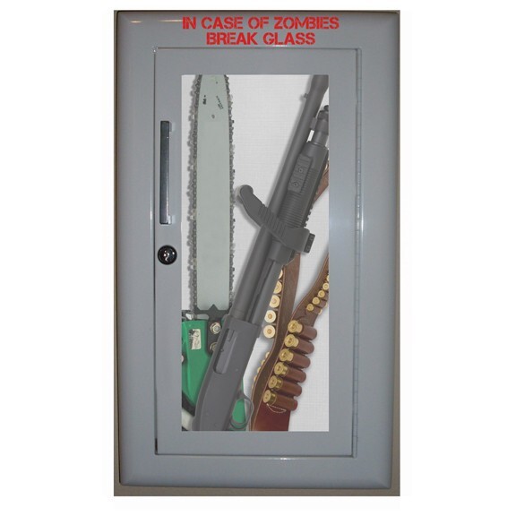 Zombie Emergency Kit Wall Decal – High Quality Peel and Stick Indoor or Outdoor