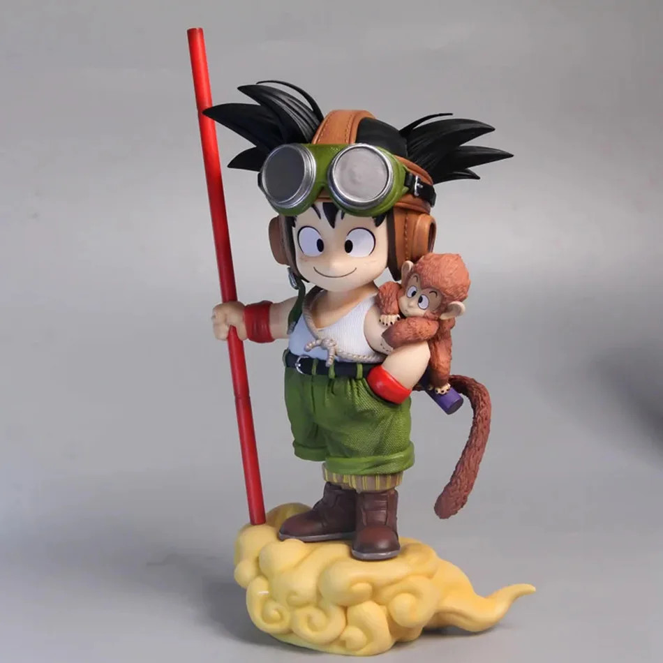 Dragon Ball Son Goku LED Light Figure – Kamehameha Wave Magnetic Action Statue