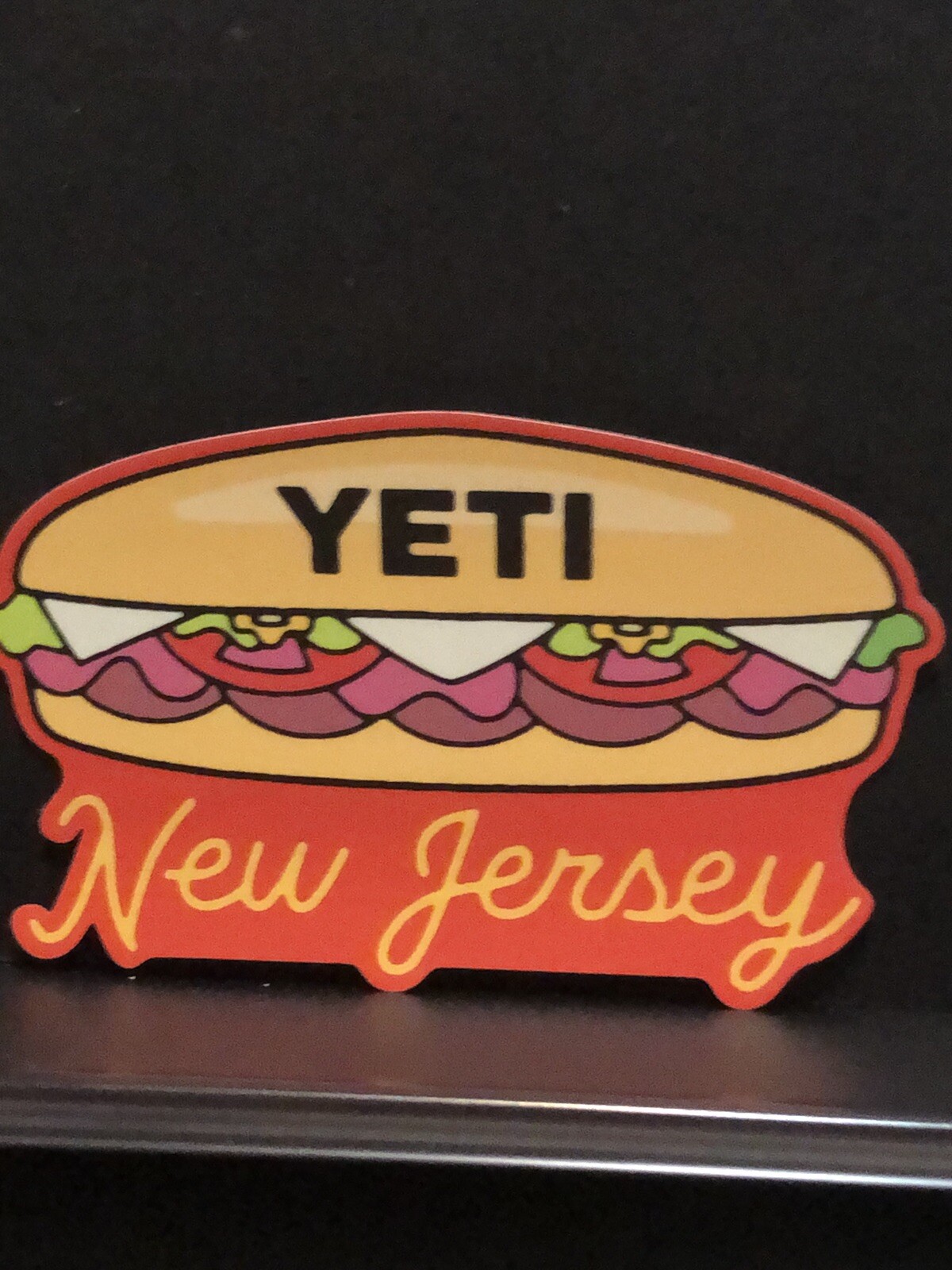 RARE Yeti New Jersey Hoagie Sub Sticker