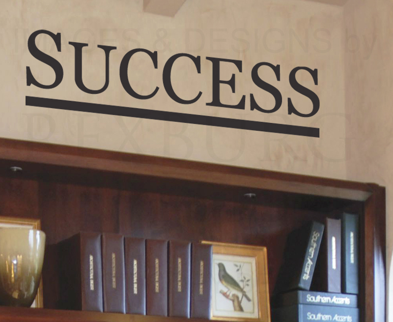 Wall Decal Quote Sticker Vinyl Art Lettering Decorative Removable Success IN26