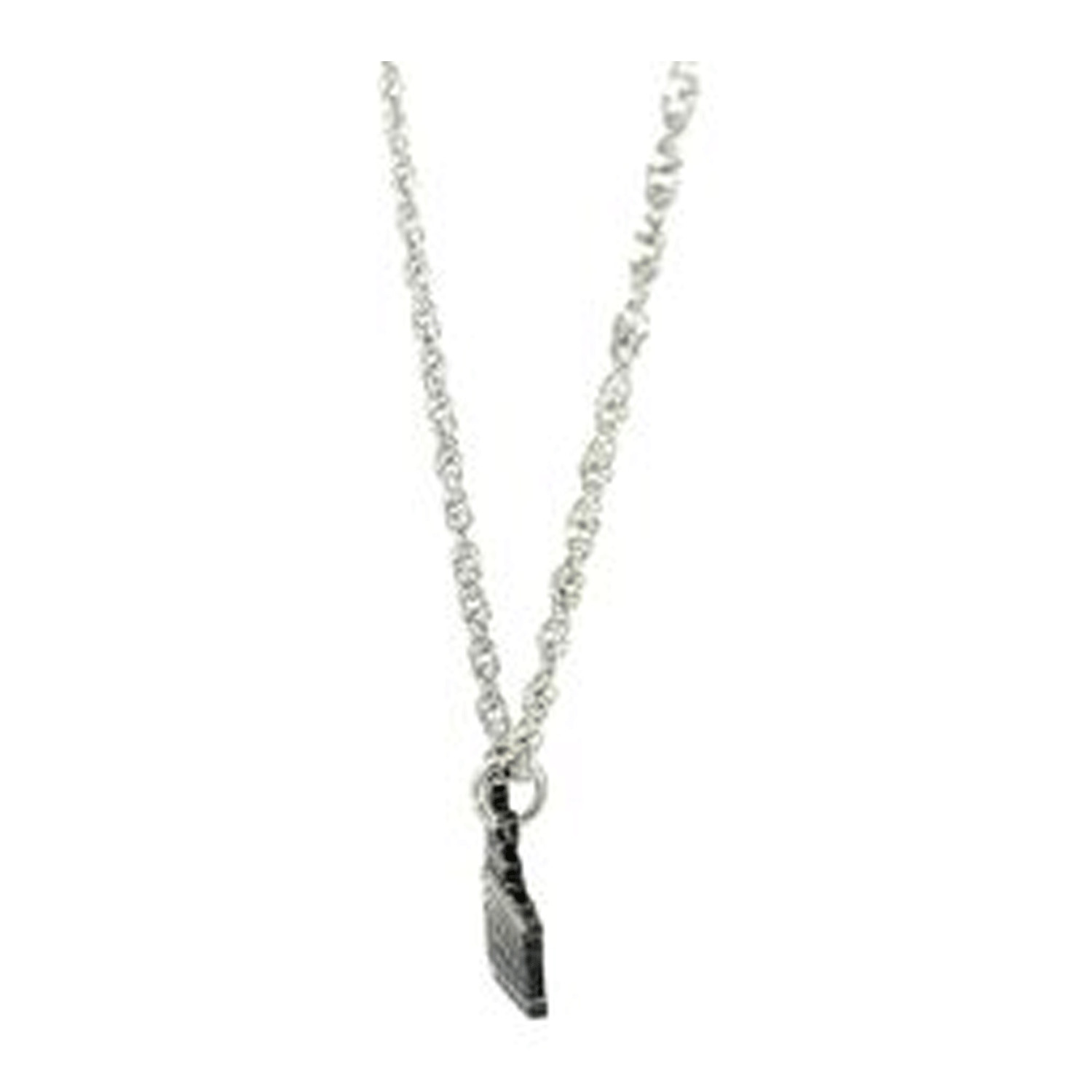 J108AS Necklace Nauvoo Temple Antique Silver Alloy Mormon One Moment In Time LDS