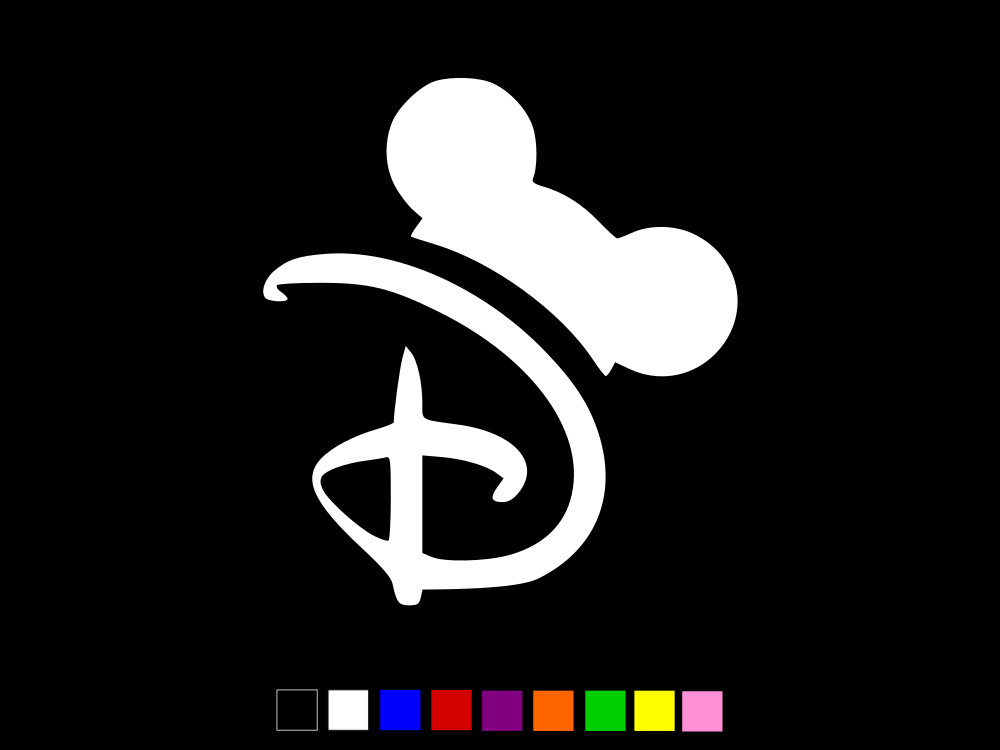 DISNEY WORLD MICKEY MOUSE EARS Vinyl Decal Window Wall Sticker CHOOSE SIZE COLOR