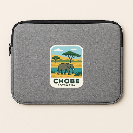 Chobe Botswana Iron On Heat Transfer Vinyl HTV Die-Cut World National Parks