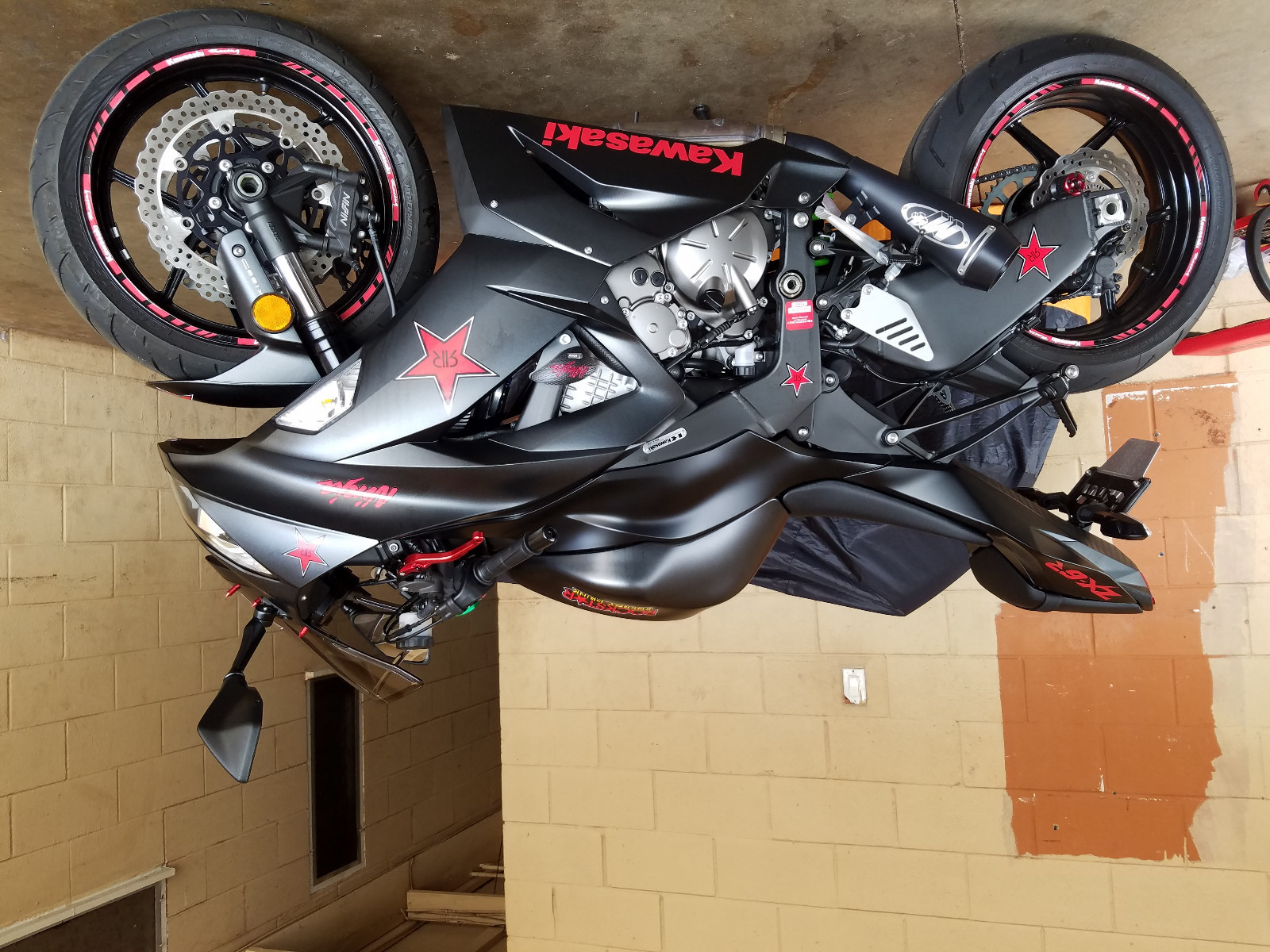CUSTOM RIM STRIPE WHEEL DECAL TAPE STICKER KAWASAKI NINJA 1000 ZX10R ZX12R ZX14R