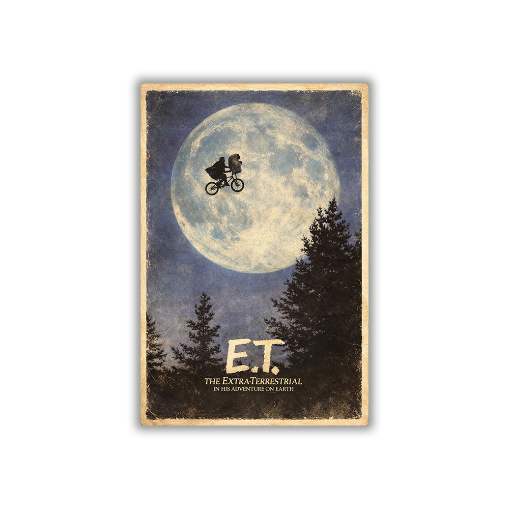 ET Movie Sticker 4 Inch Vinyl Decal Steven Spielberg 80's Movies