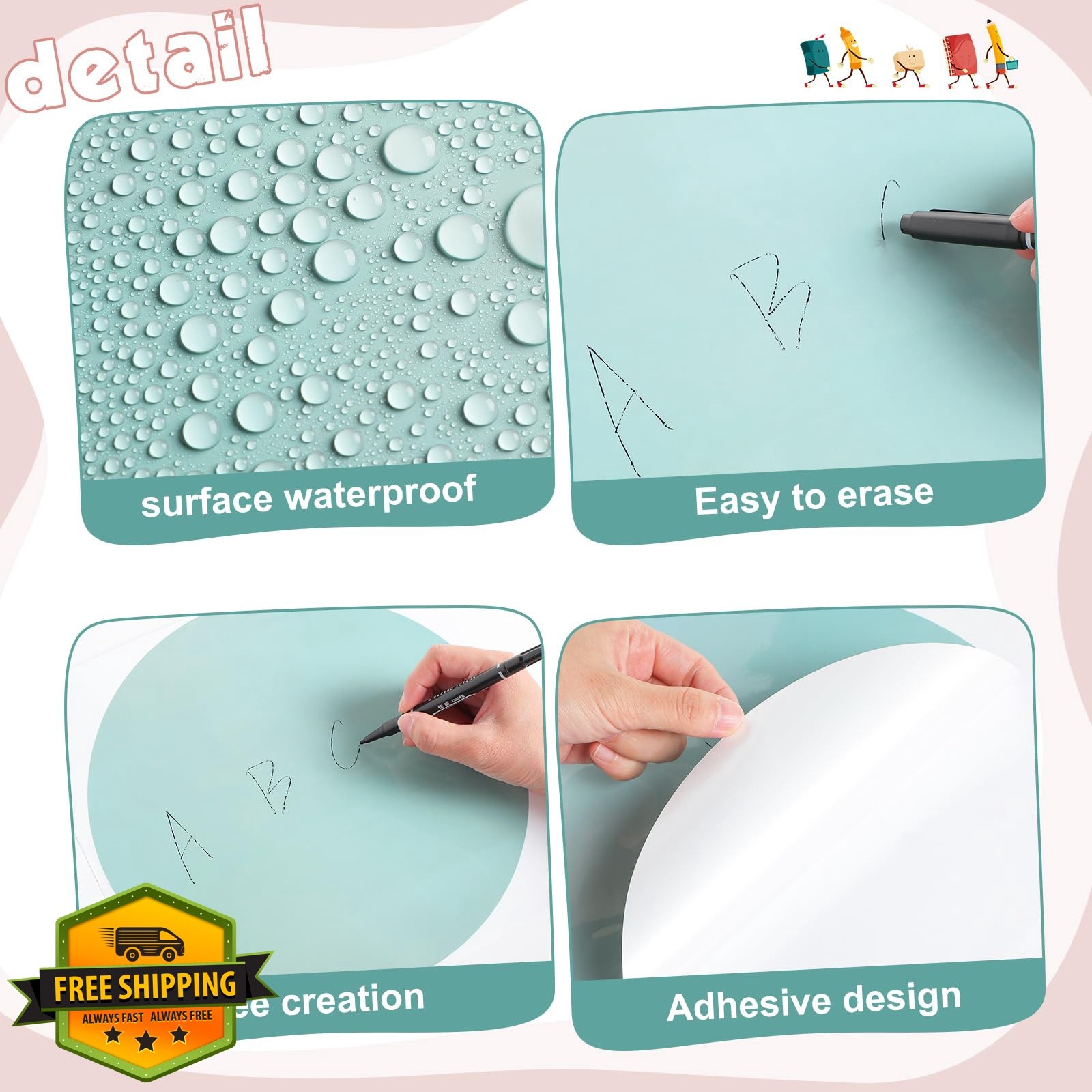 Lincia 12pk Bohemian Dots Vinyl Stickers