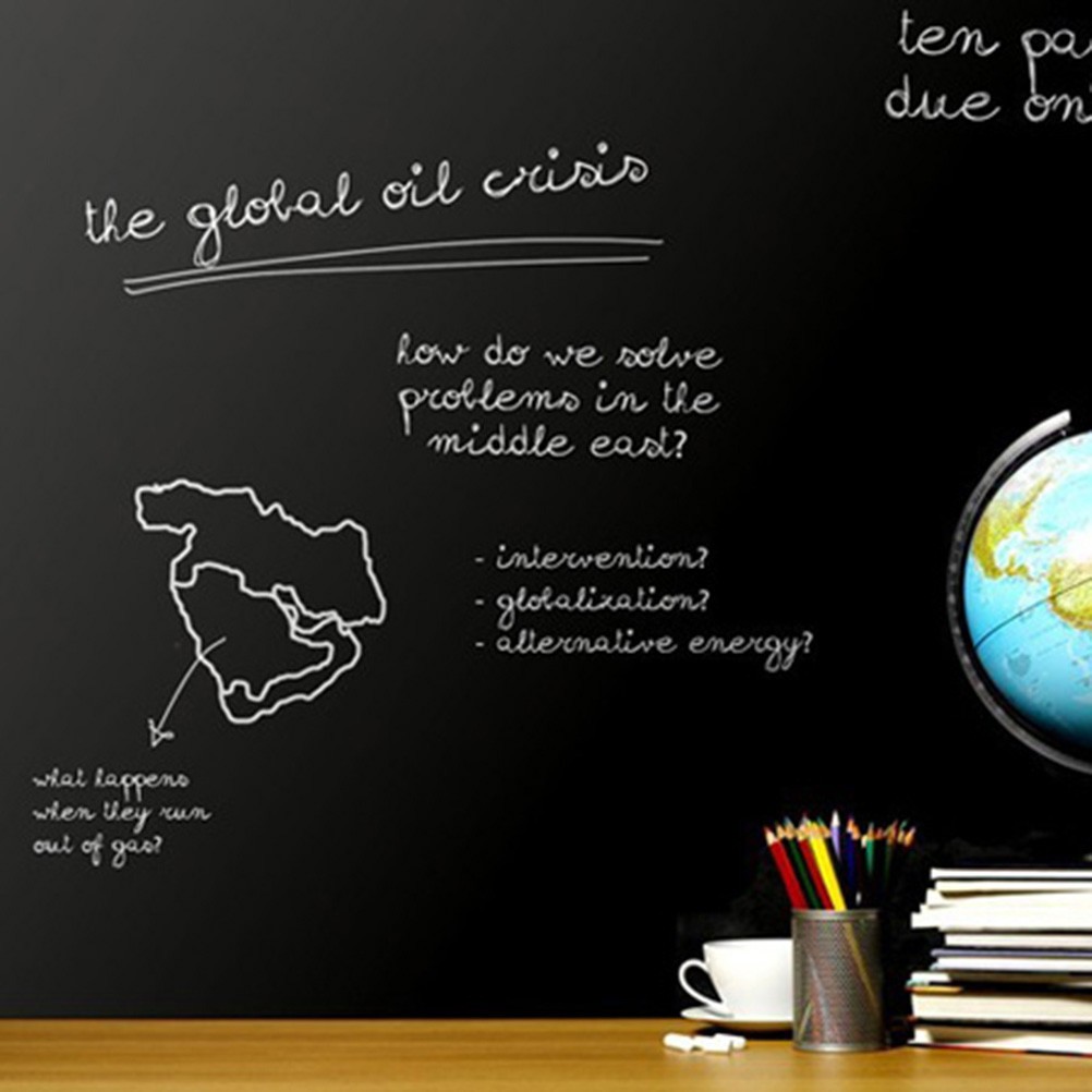 1Pcs Reusable Chalkboard Wall Sticker Blackboard Paper for Home Classroom Office