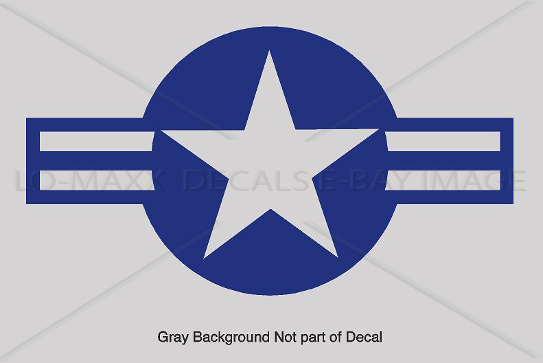 WW 2 USAF US Air Force Roundel Military Aircraft Fighter Bomber Insignia Decal