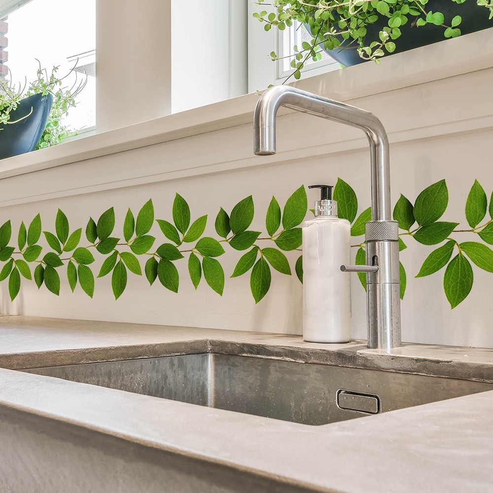 Easy to Apply and Remove PVC Wall Stickers Great for Kitchen and Bathroom