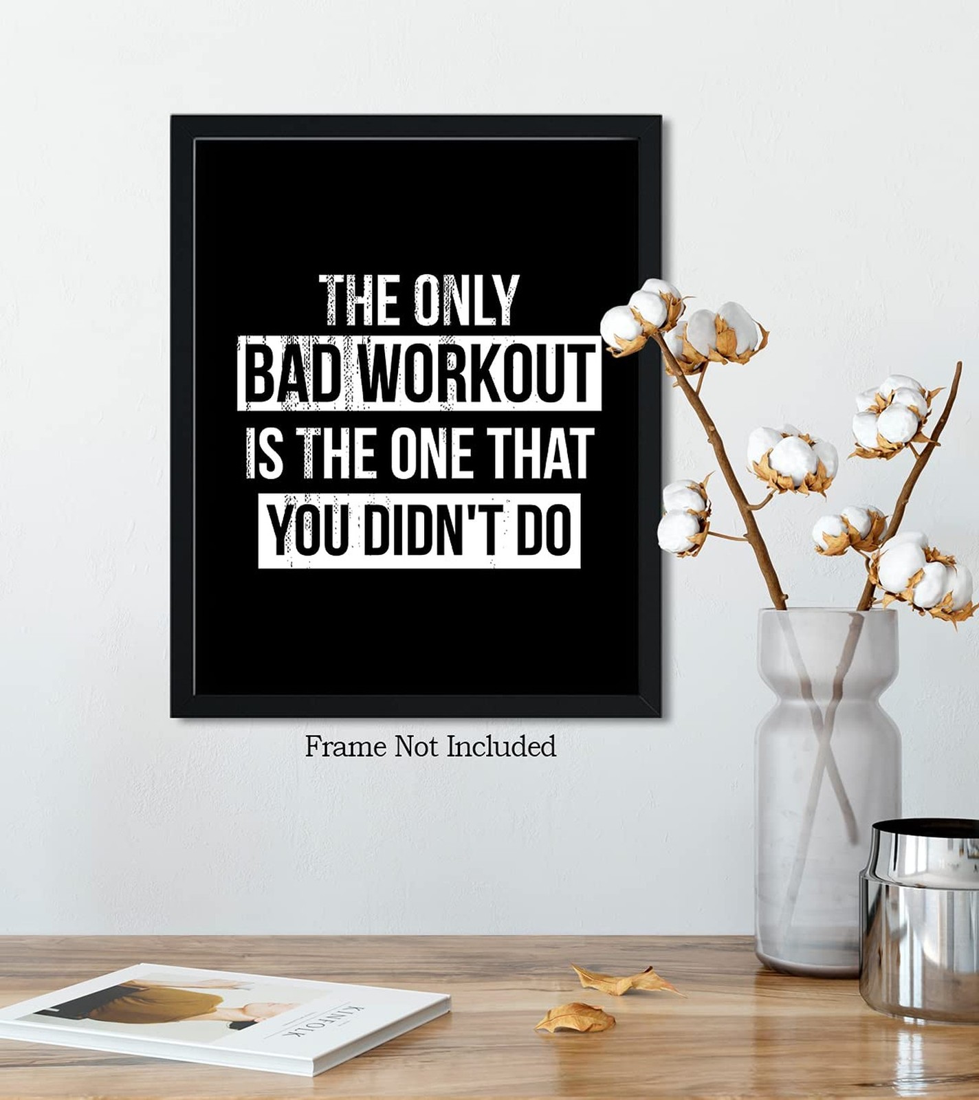 Govivo Motivational Wall Art, 11×14 Unframed Print, Gym Wall Decor, Motivatio…