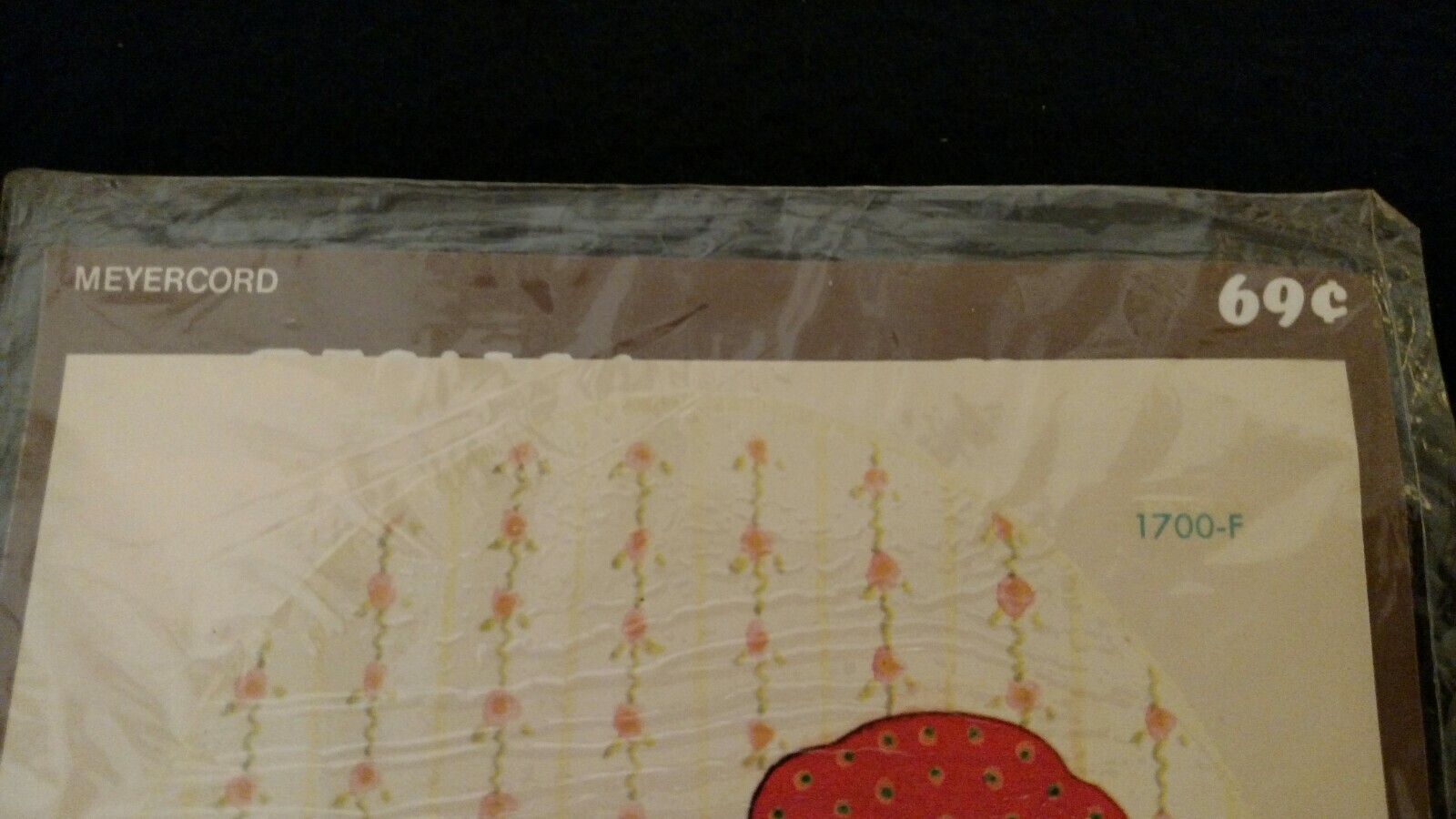 Vintage Meyercord Water Dip Decal Sticker Grannycore Old Lady Bathroom Bath Tub