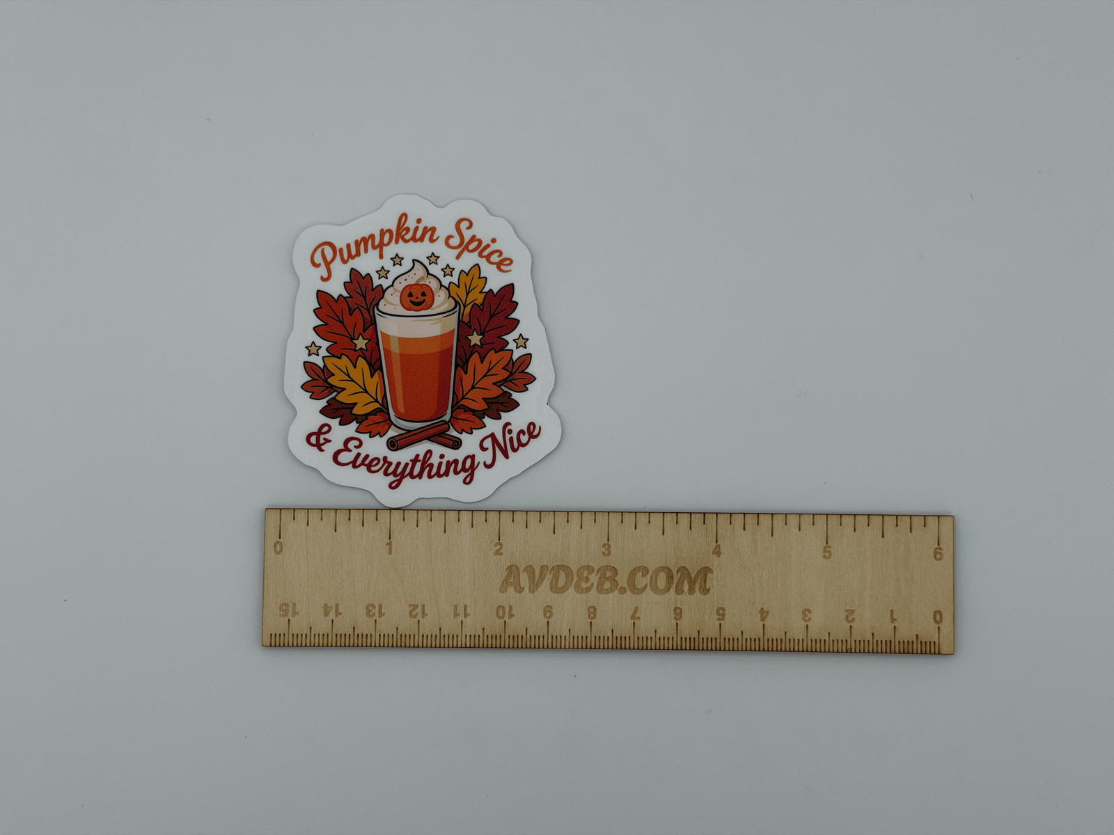 Pumpkin Spice Latte Vinyl Sticker – Pumpkin Spice & Everything Nice