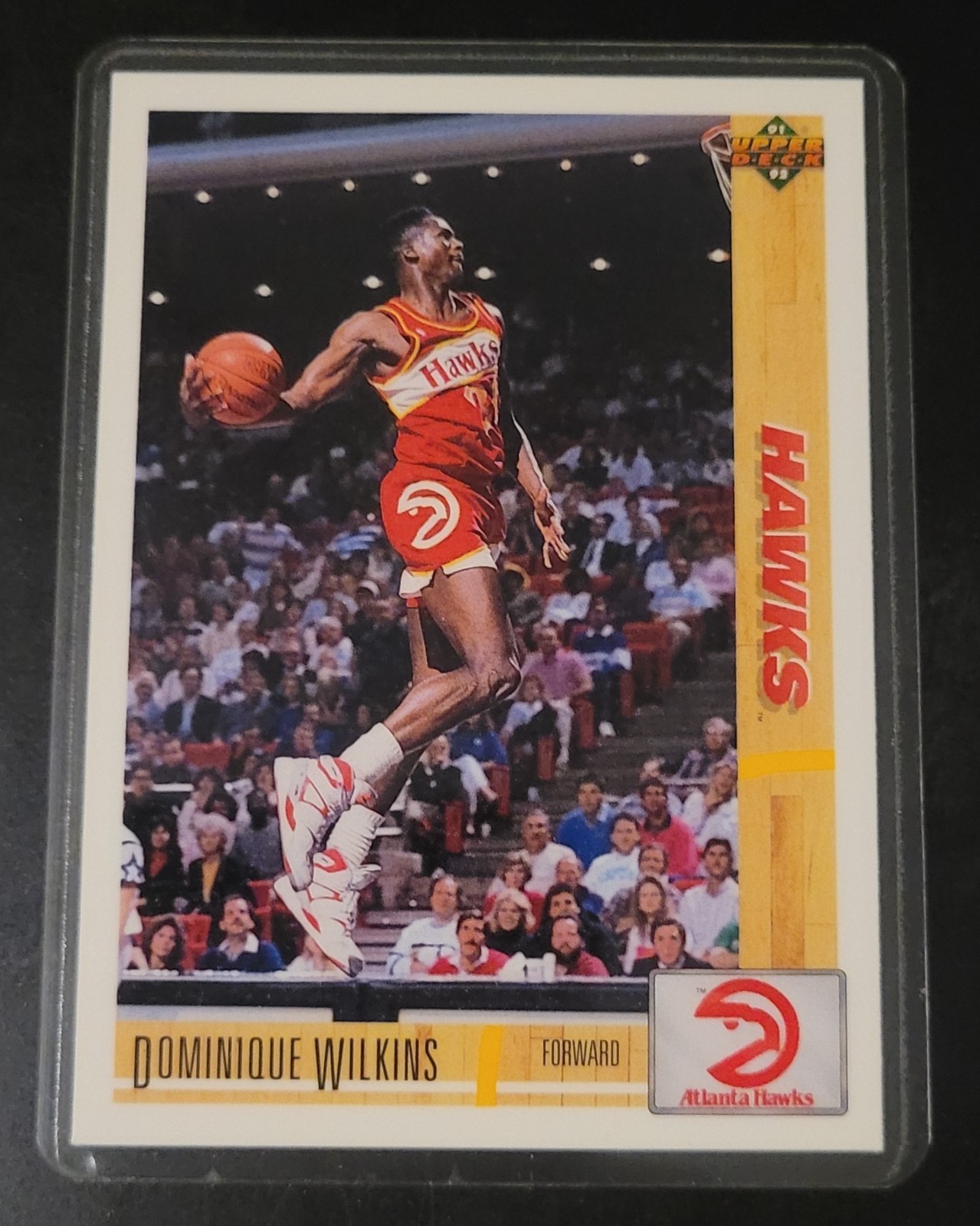 Dominique Wilkins Basketball Card HOF Fridge/Locker/Cabinet Laminated Magnet