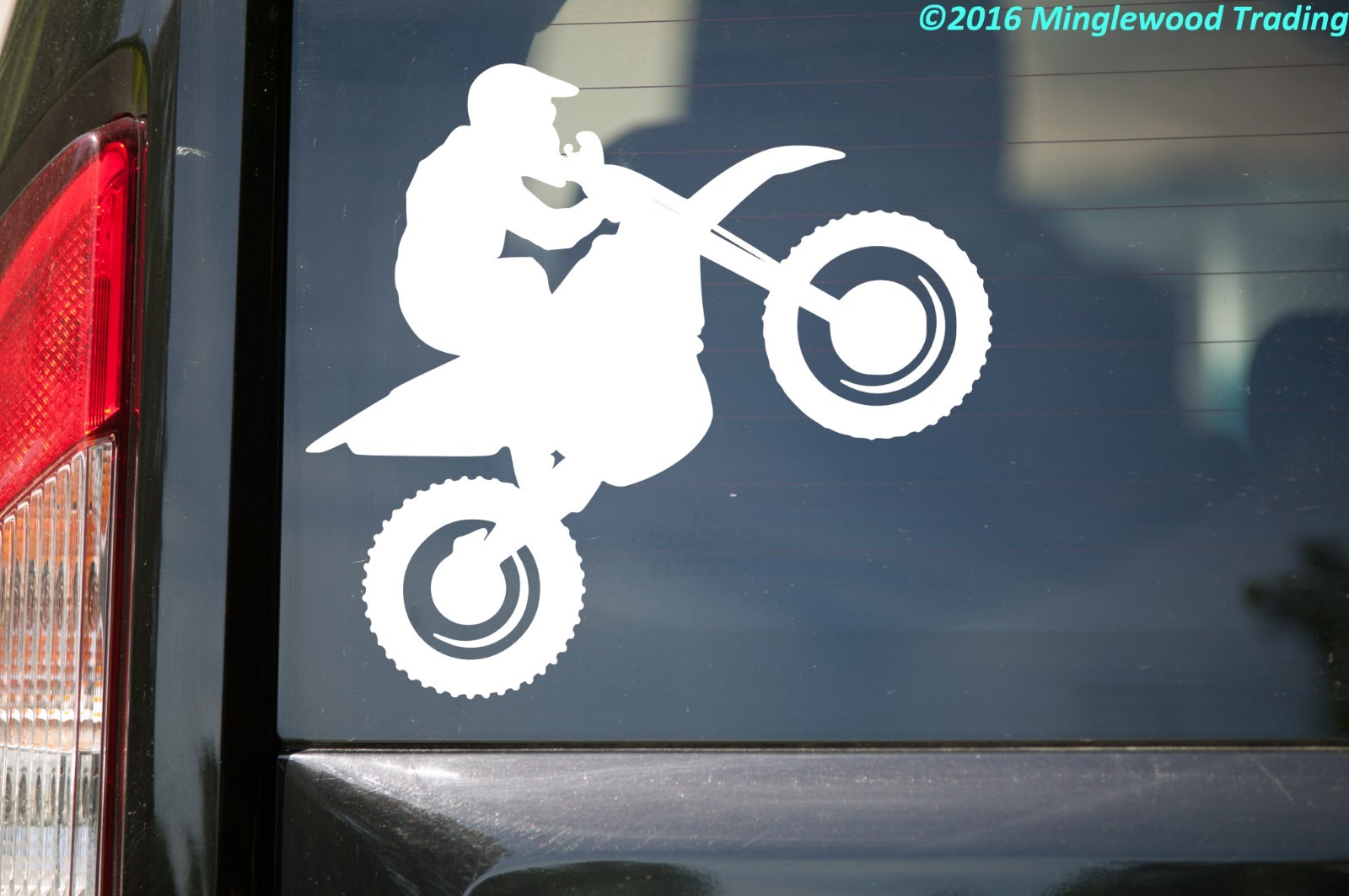 Dirt Bike Vinyl Decal – Motocross Enduro Racing Motorcycle – Die Cut Sticker