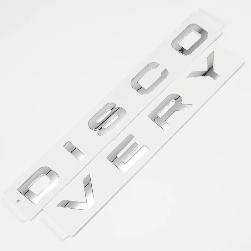 Matte Grey Discovery 5 Sport Front And Back Letters Lettering Bonnet Boot X1