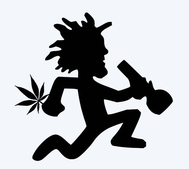 bong hatchetman pot leaf JUGGALO TWIZTID ICP INSANE CLOWN POSSE ABK RARE LOT