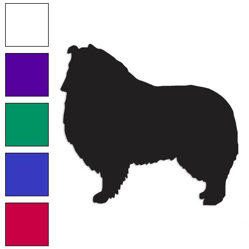 Rough Collie Dog, Vinyl Decal Sticker, Multiple Colors & Sizes #1939