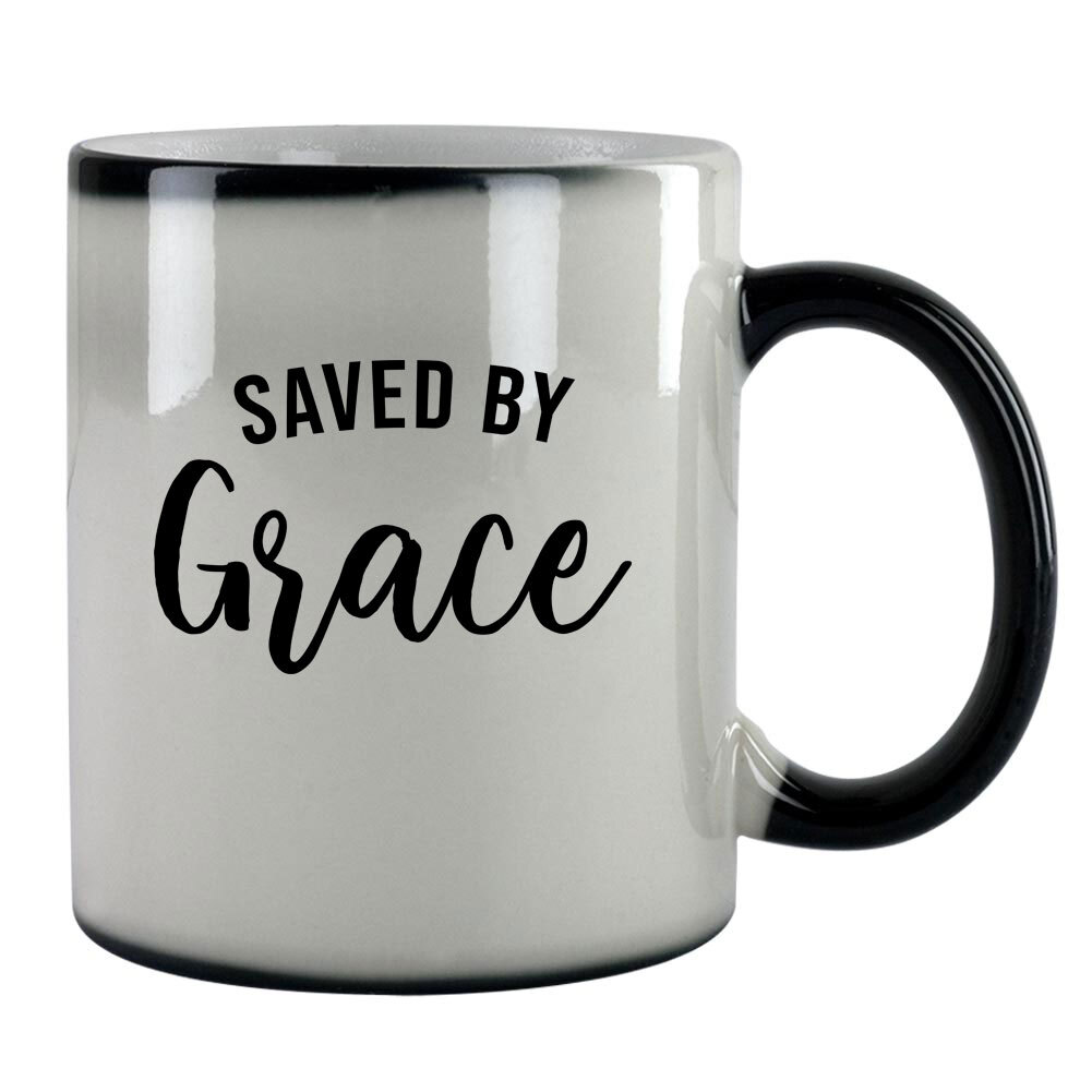 Saved by Grace Christian Jesus Faith Decal Sticker for Car Home Wall Door Window