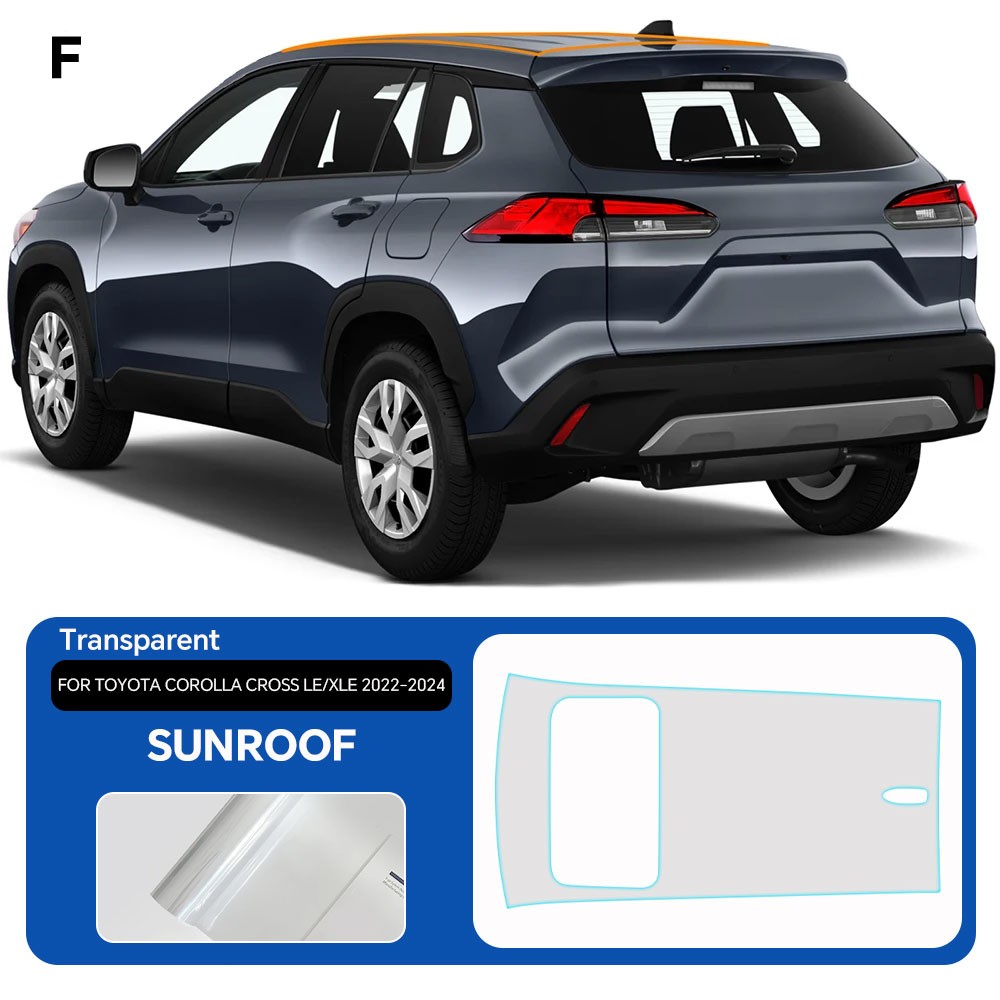 2022-2024 Toyota Corolla Cross LE XLE Full Car PPF Precut Paint Protection Film