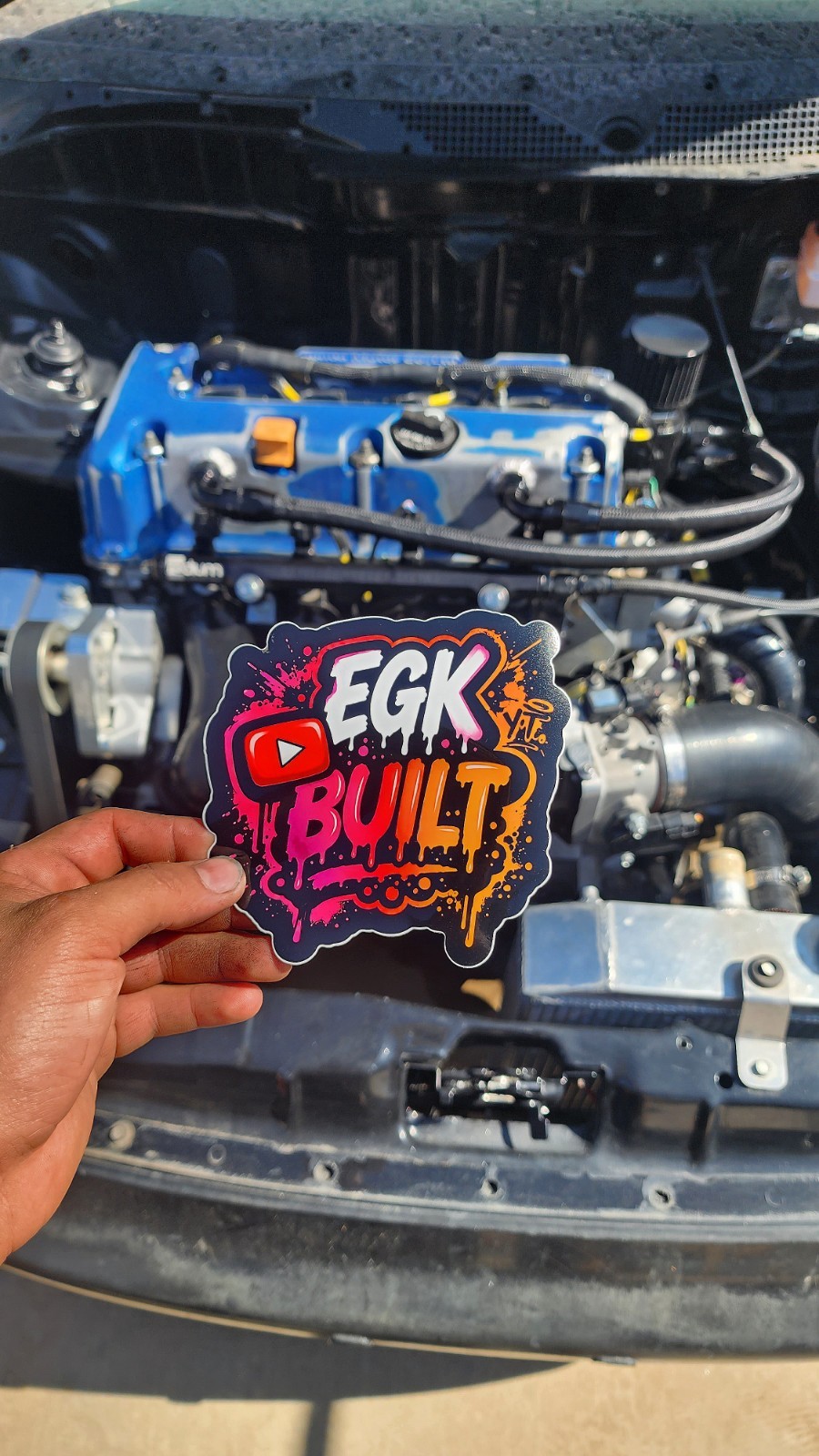 Egkbuilt Stickers 5×5 Inches