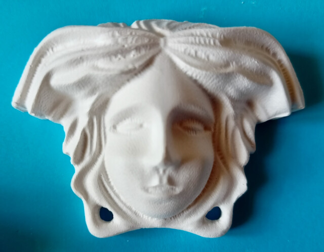 Gypsum Stucco Decoration Gorgon Various Sizes And Colors, Sets Stucco Decor