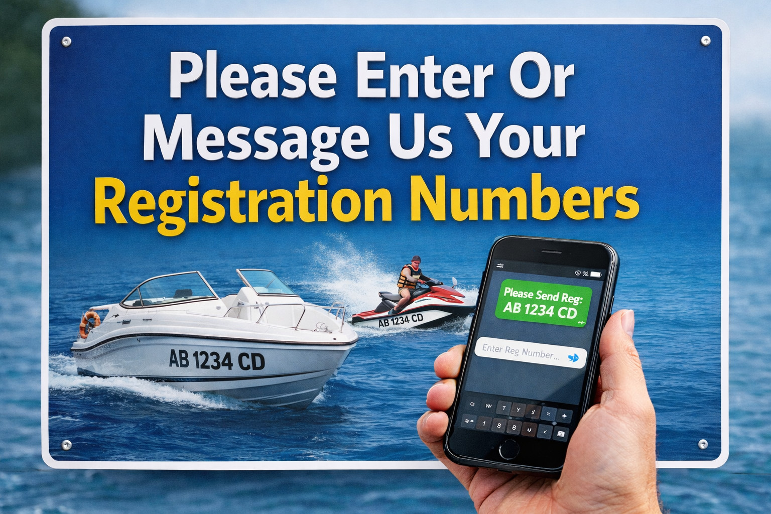 Boat Letters and Numbers Registration – Jet Ski Registration Numbers and Letters