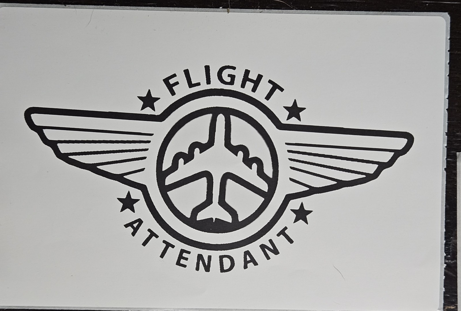Cabin Crew Aviation Sticker Cute Travel Decal Flight Attendant