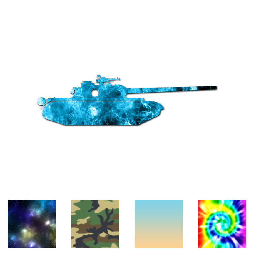Tank Army – Vinyl Decal Sticker – Multiple Patterns & Sizes – ebn1401