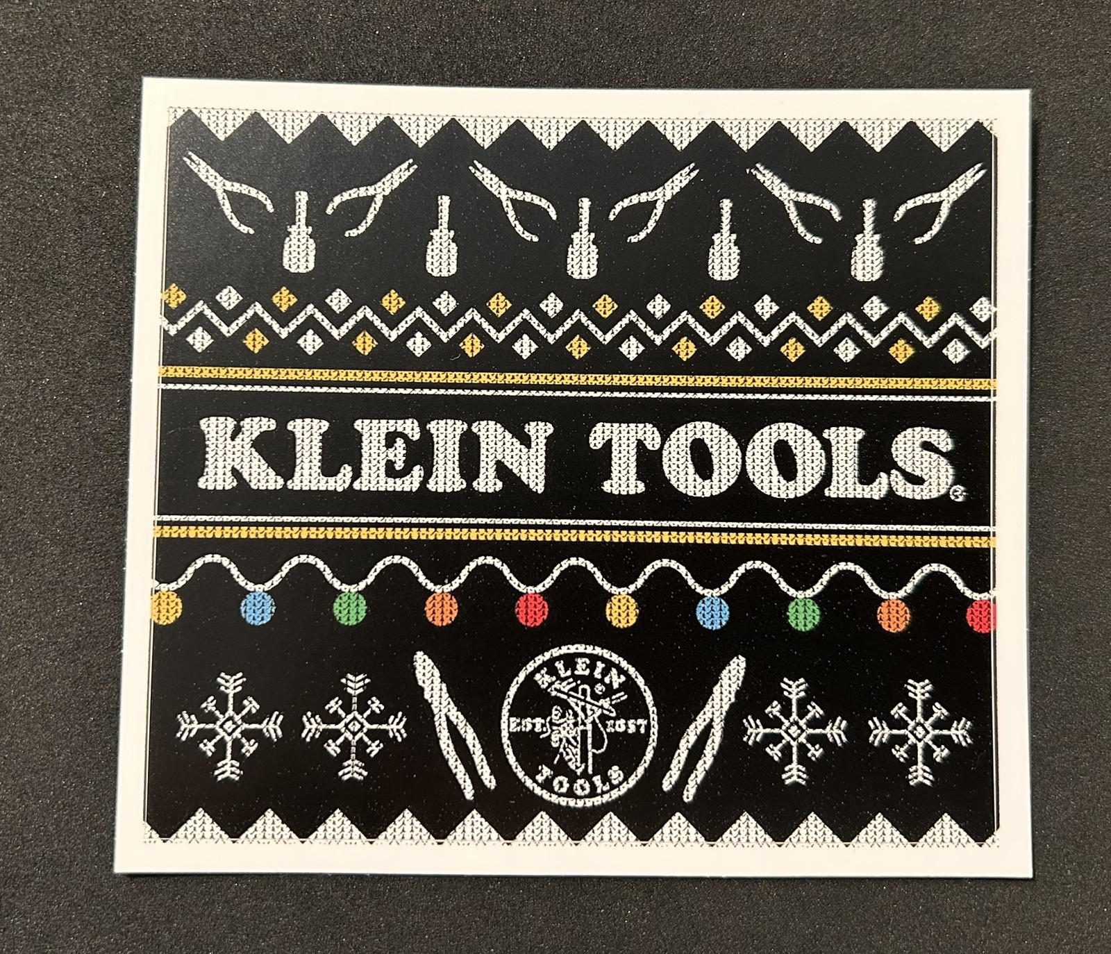 Klein Tools Tradesman Club Exclusive Giveaway Sticker December 2024 Limited