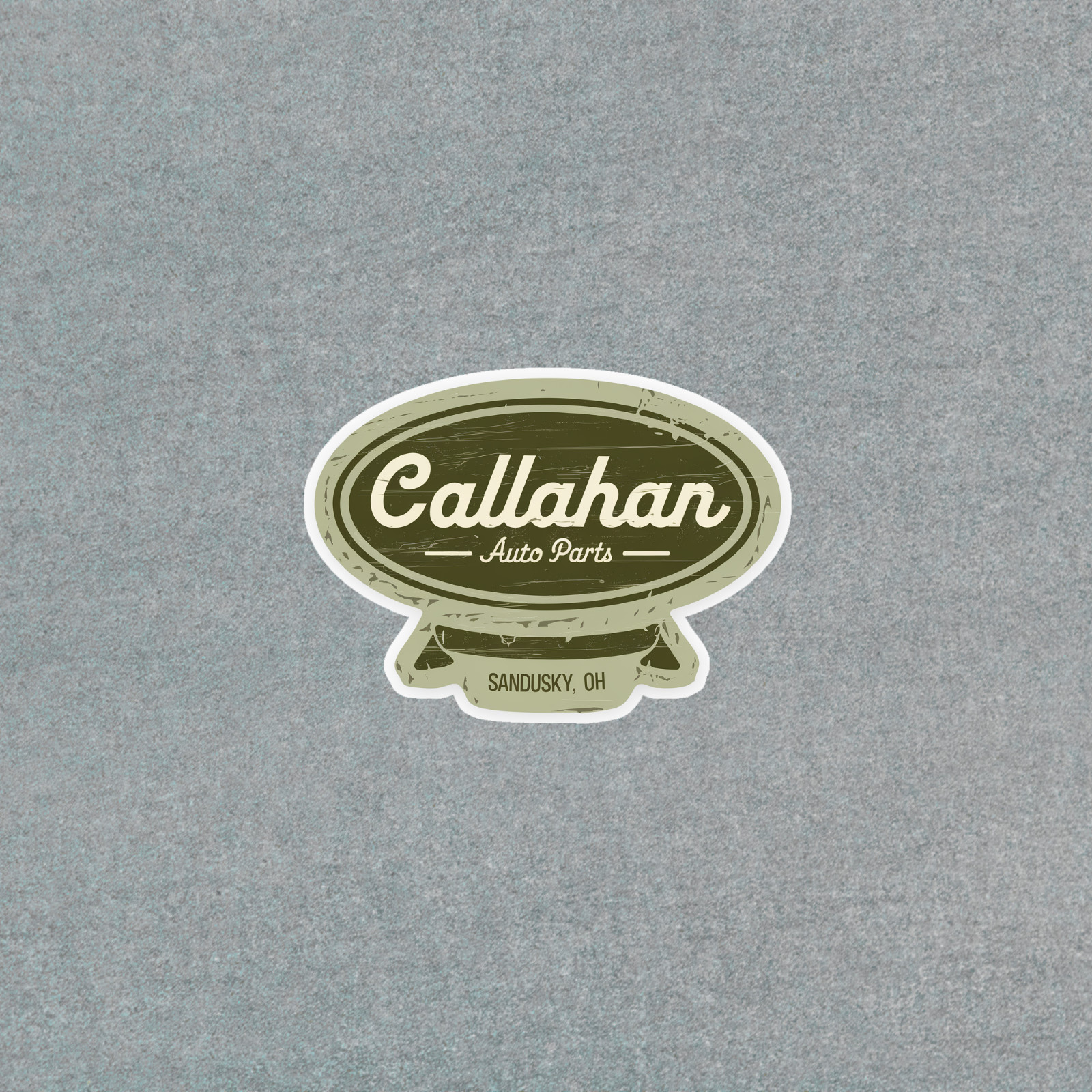 Vintage Callahan Auto Parts Sticker – Retro Sandusky OH Car Garage Decal #3603