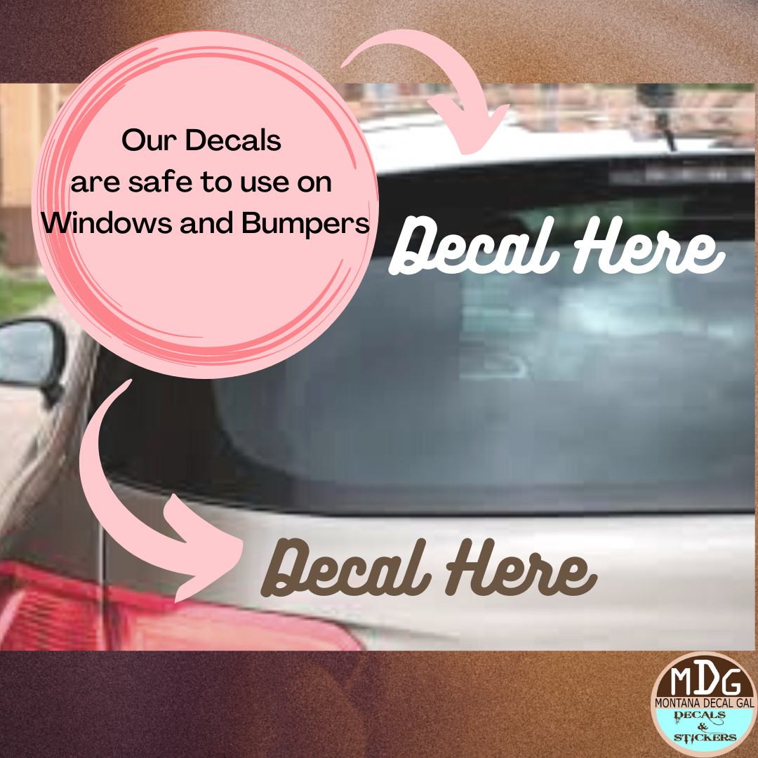 Montana Is Full Vinyl Sticker Decal for Vehicles | Montana Stickers for Cars