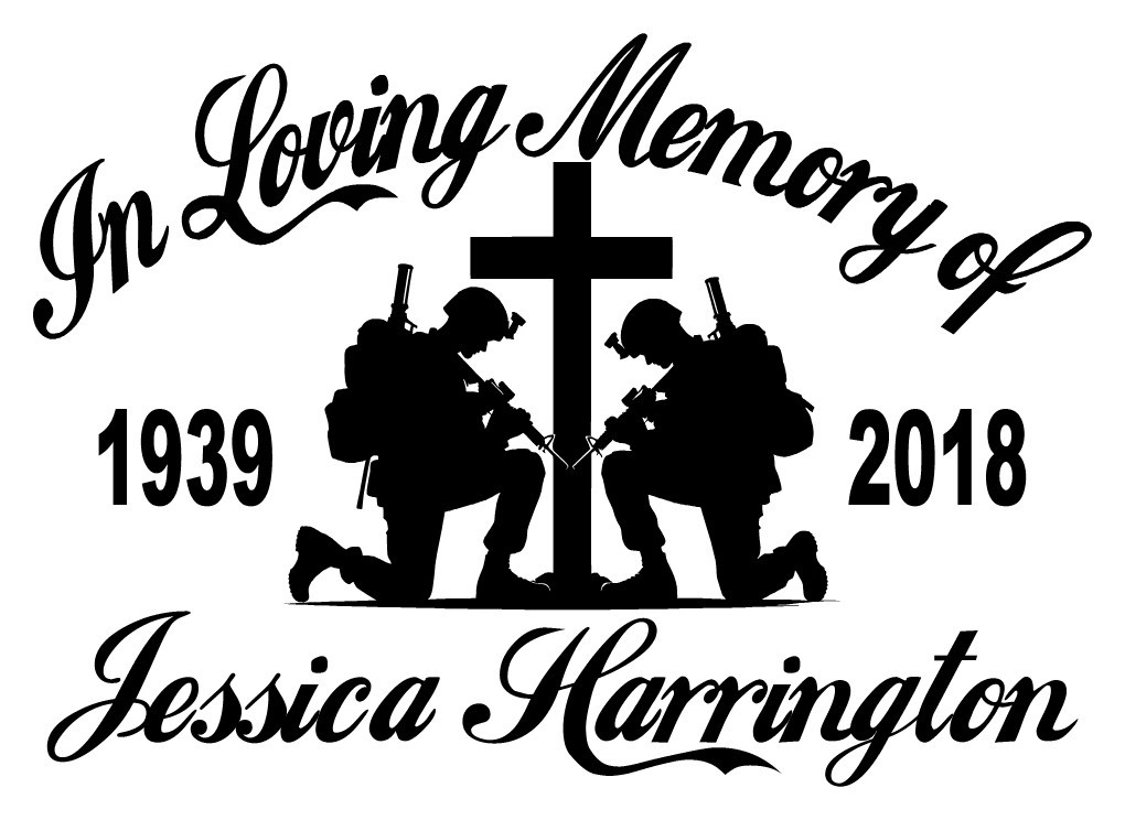 In Loving Memory Of – Military Armed Forces Sticker Decal Memorial Personalize 1