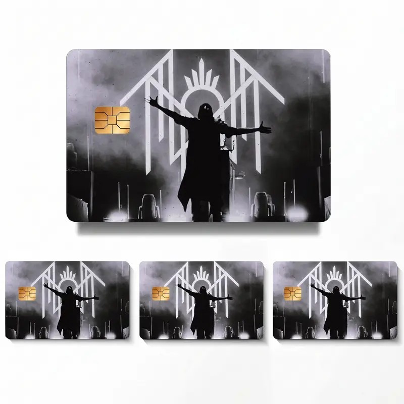 Sleep Token Card Sticker The Summoning Gothic Credit Card Cover Workship Fan Gif