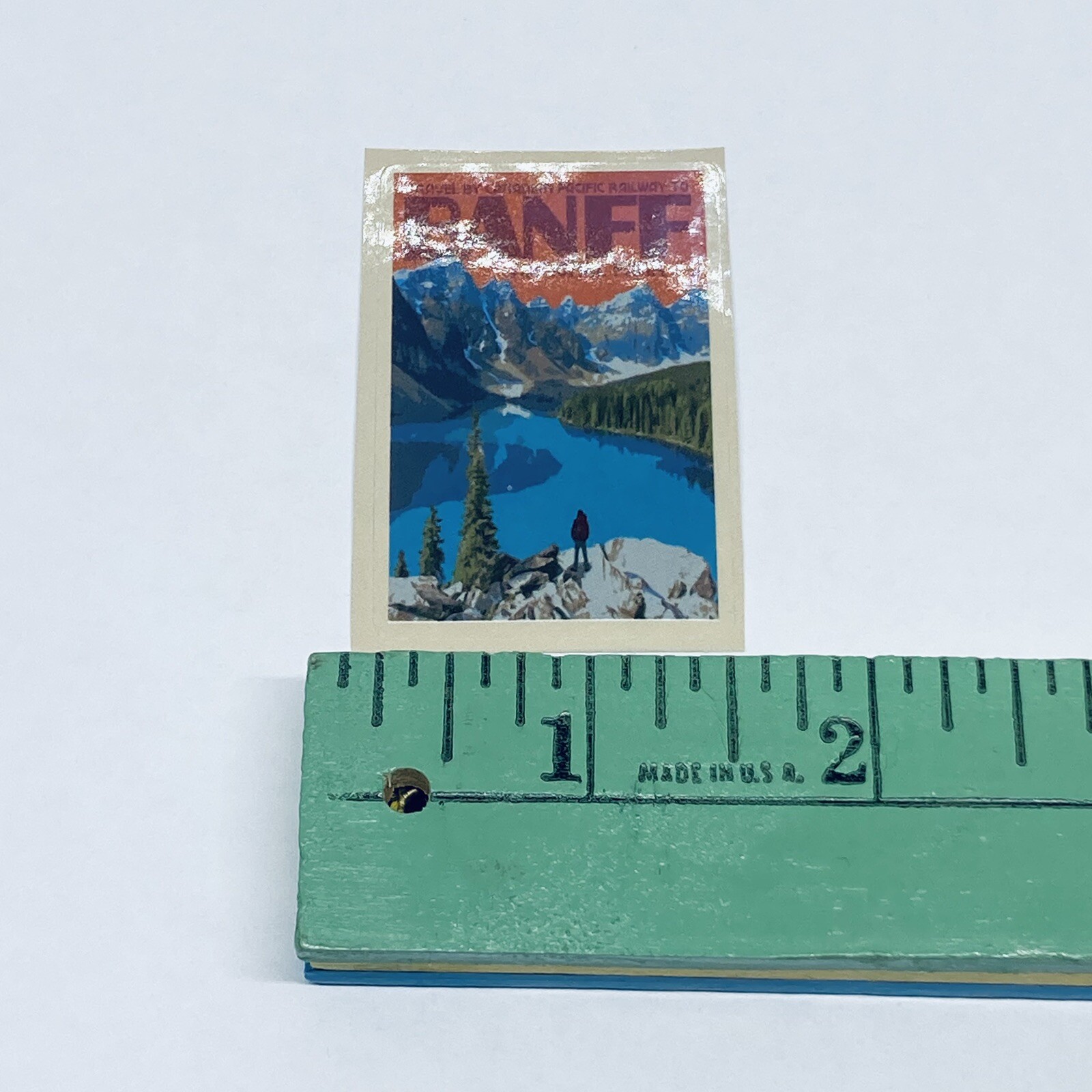 Banff National Park Sticker Railways Travel Art Decal Vinyl Country Souvenir Tc6