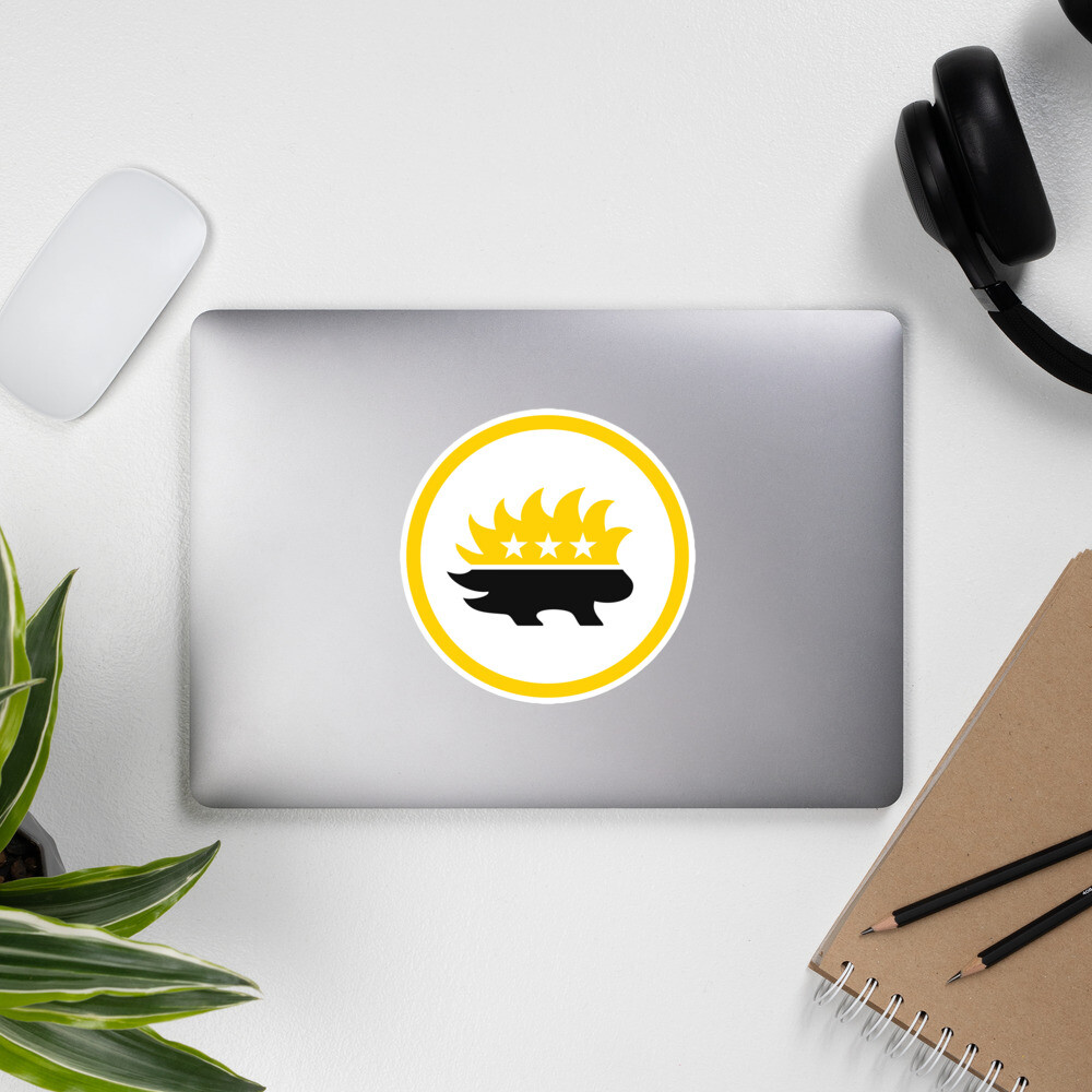Libertarian Party Porcupine sticker Gadsden Flag Dont tread on Me Ancap Hayek