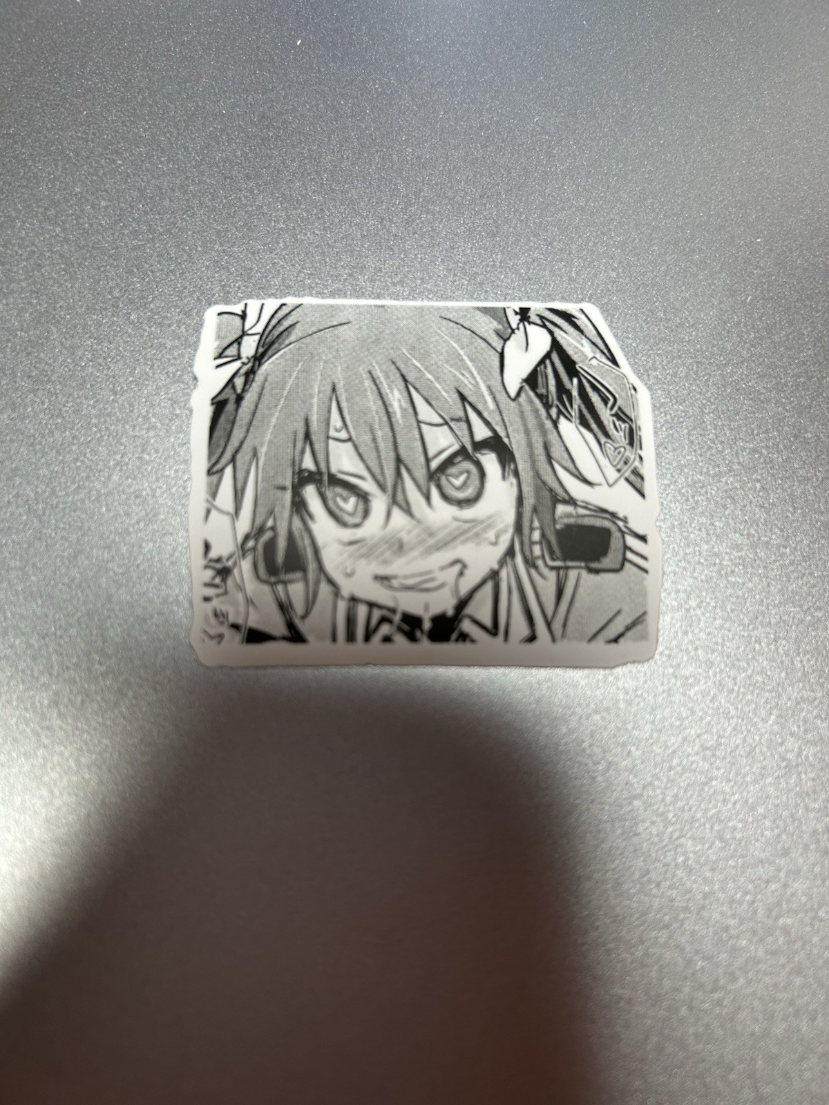 black and white waifu lewd sexy girls stickers #7