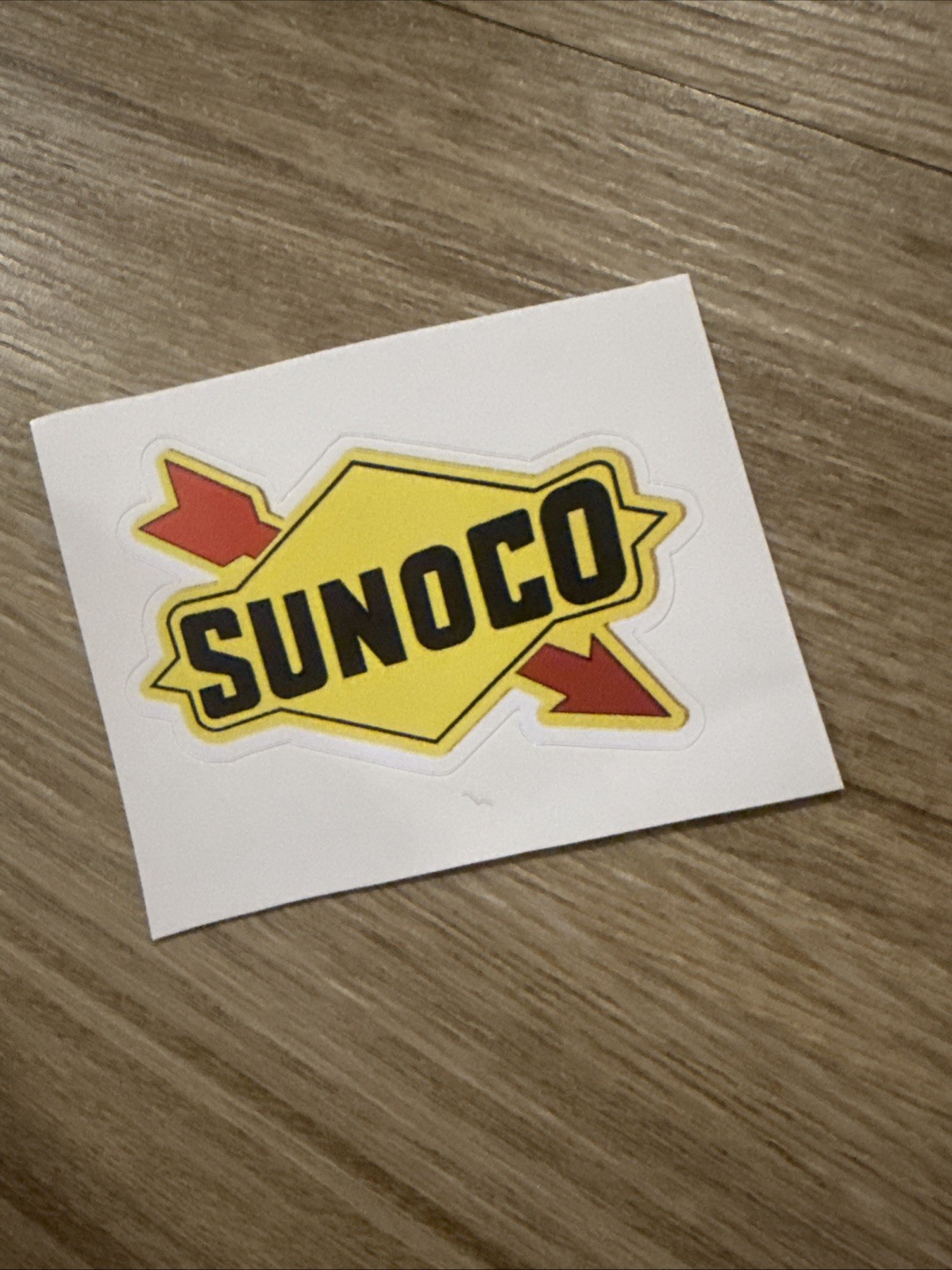 Sunoco gasoline sticker logo skate cell laptop bumper vinyl decal 3inch