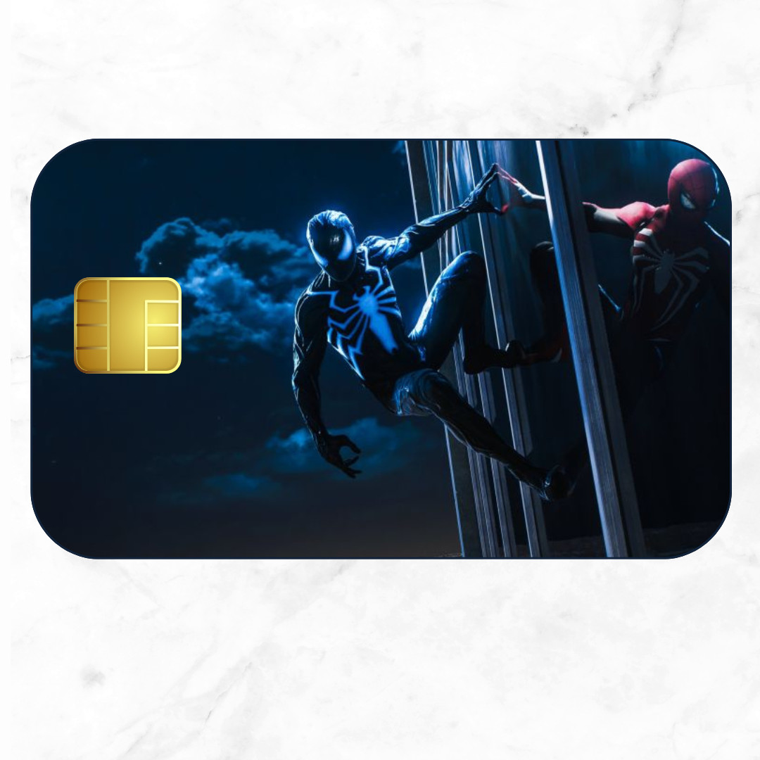 Venom Reflection Spider Man Debit Card Credit Card Skin Small Chip Atm Bank Card