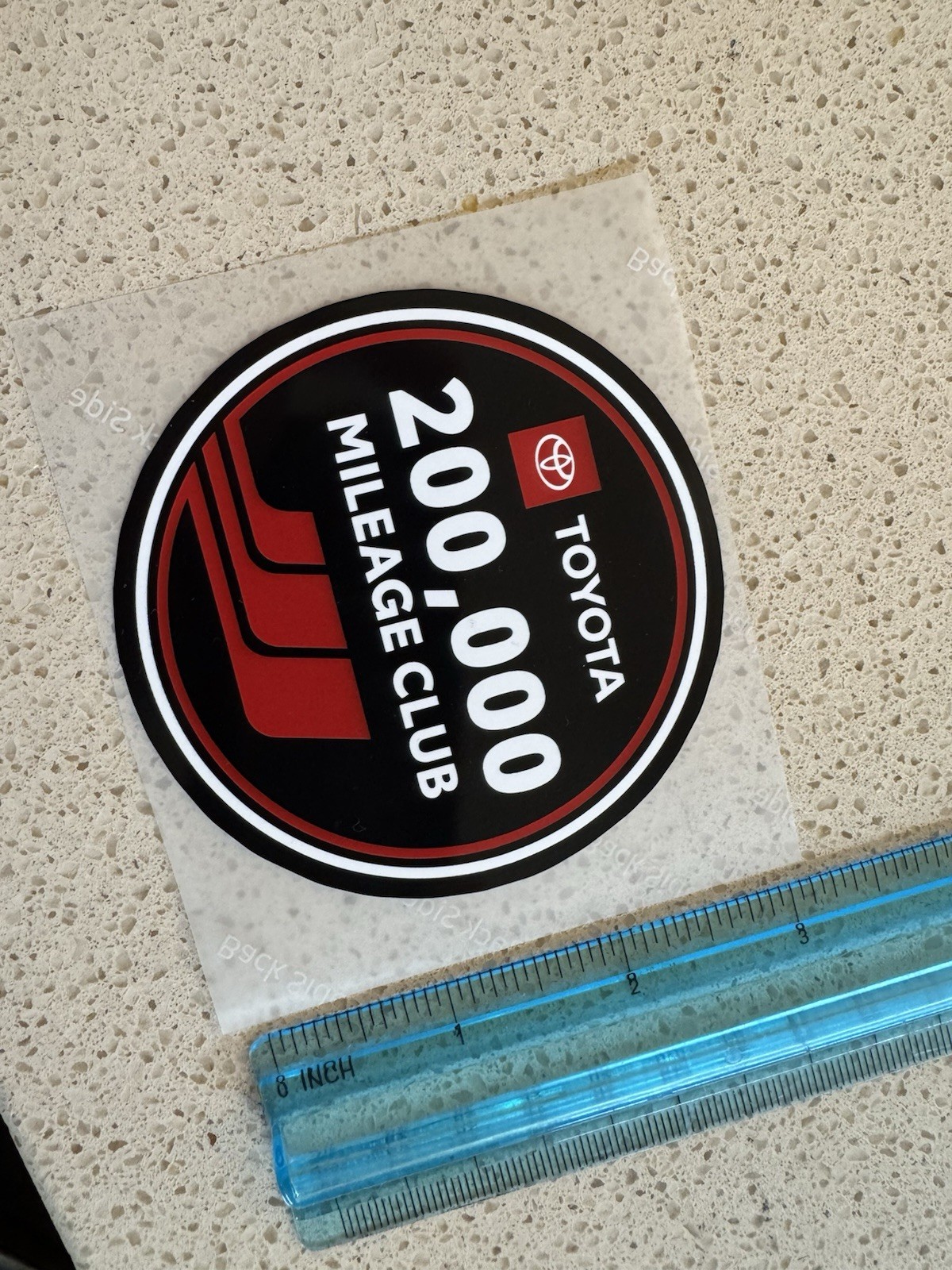 200k Mileage Club YOTA Window Decal – Tundra Tacoma 4runner Land FJ Cruiser Toyo