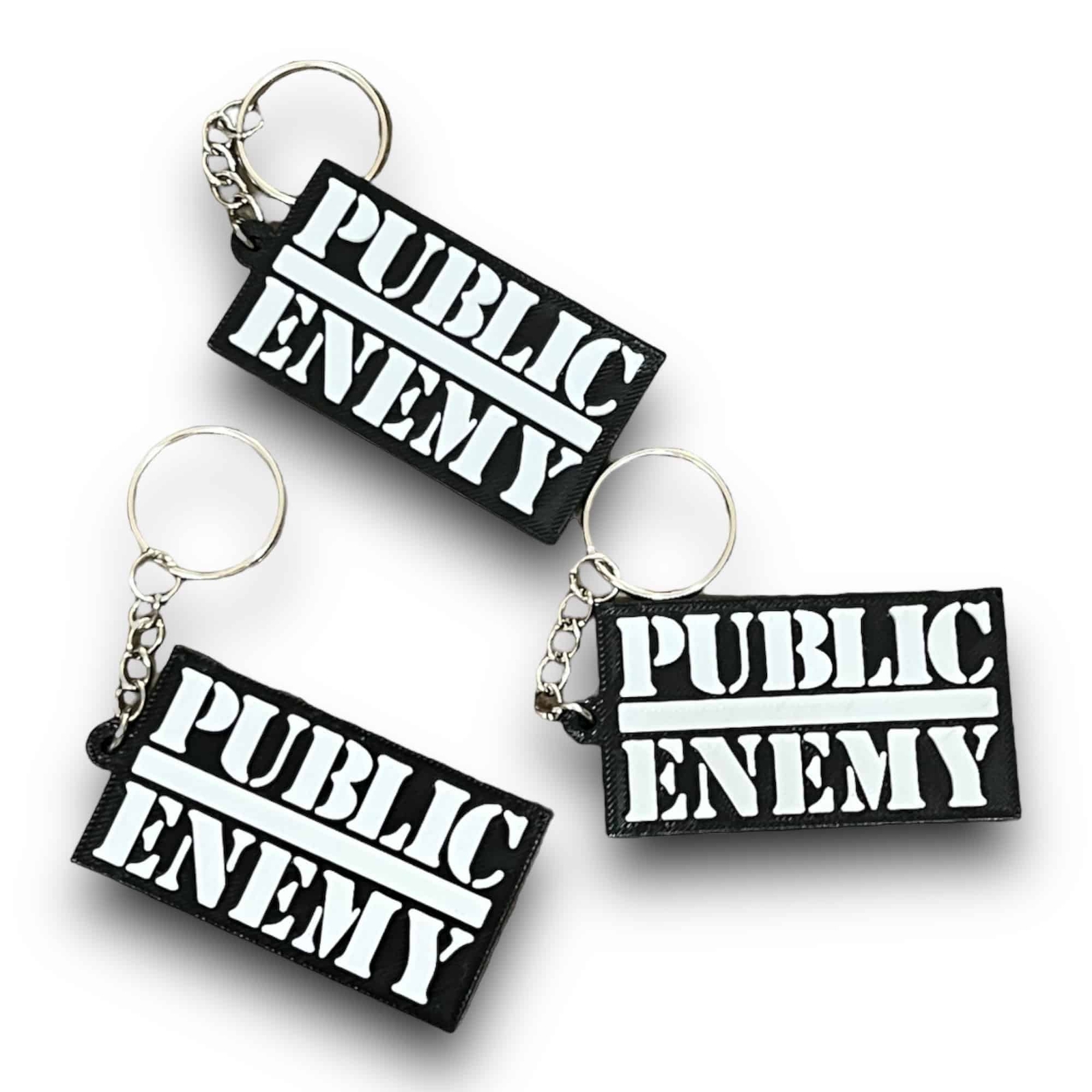 Public Enemy Keychain