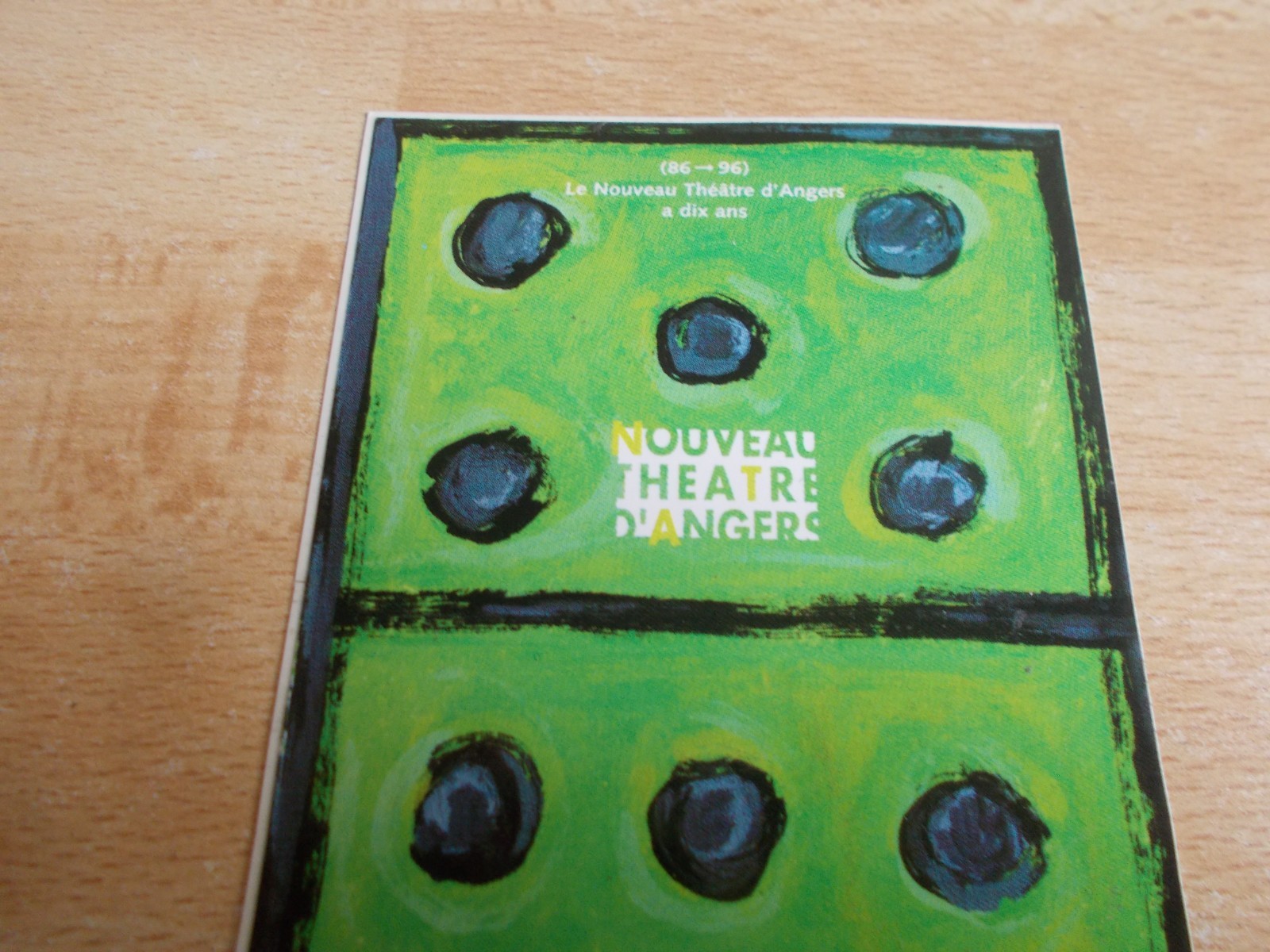 Sticker New Theatre D'Angers – 1986-1996