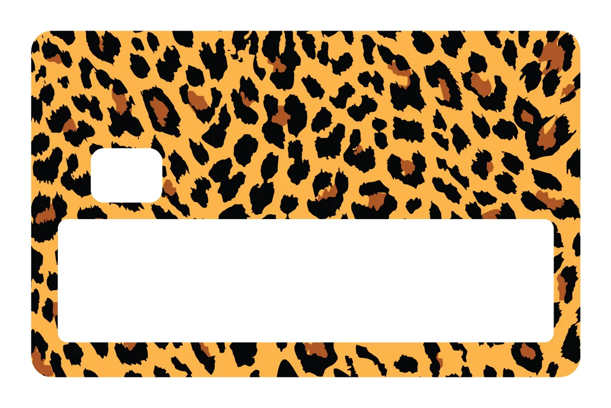 Cheetah Print Exotic Animal Print Card Skin 4 Pack Wild Spotted Fashion Decal