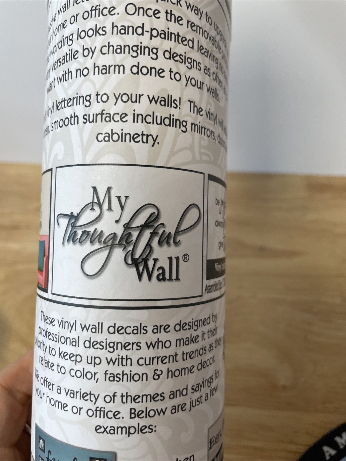 Vinyl Lettering Wall Art Quote Decal Words Design Sticker "Joyful Pray Thanks"