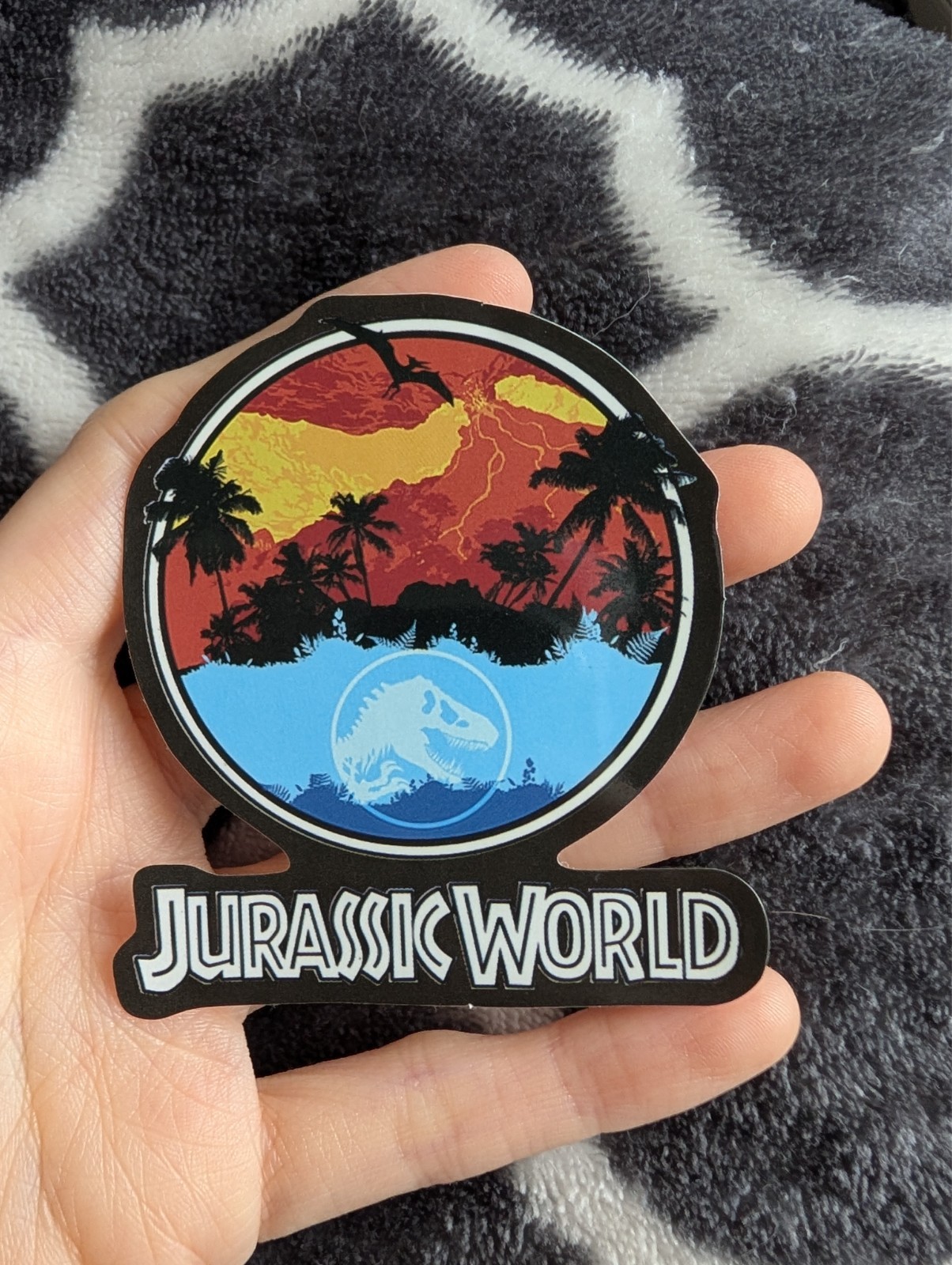 Jurassic Park Dinosaur Sticker Vinyl Decal | T-Rex Movie Film Fan Art