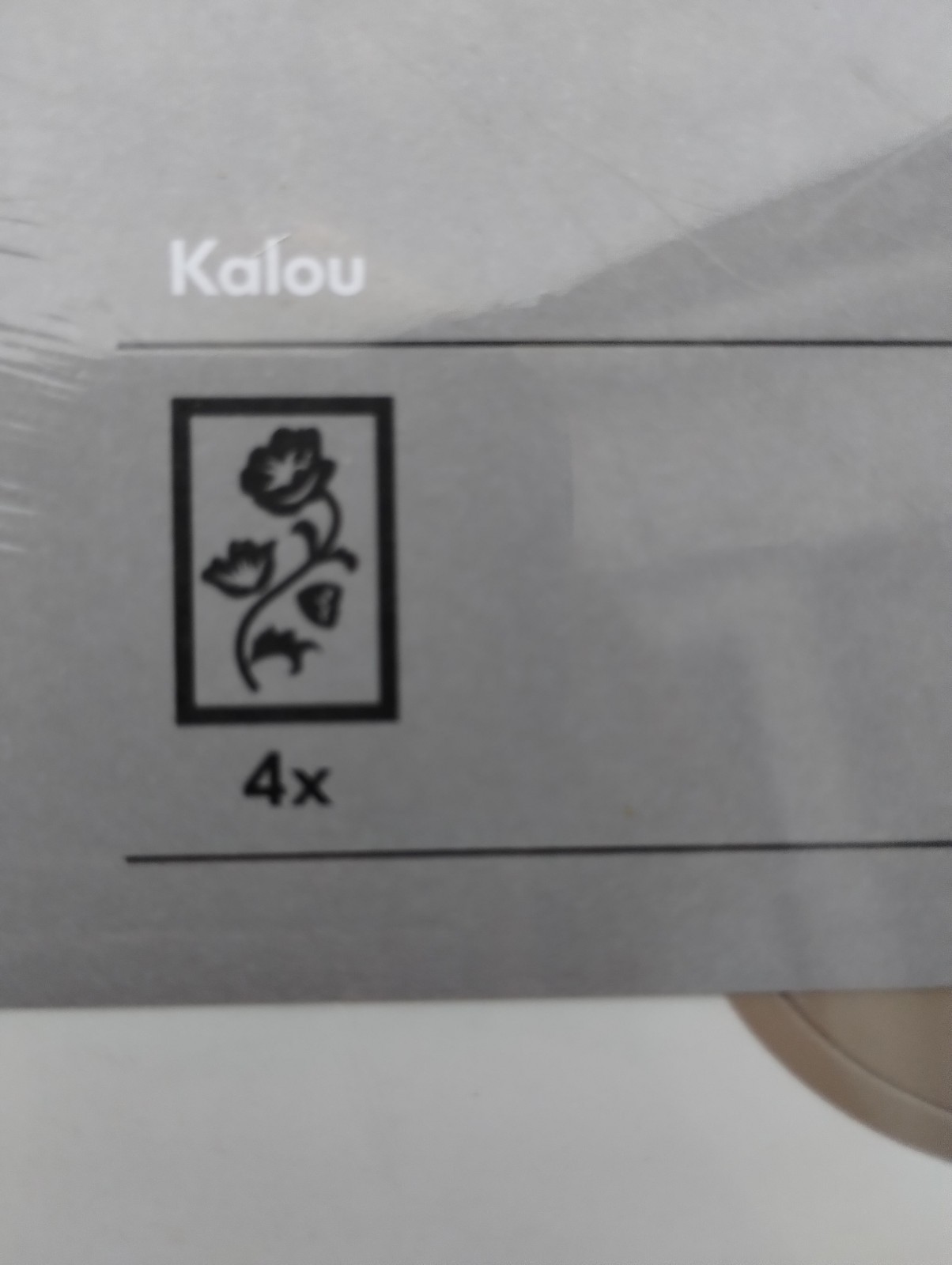 IKEA Slatthult Kalou Wall Stickers 001.200.07 Gold Tone Flowers 2006 New In Pack